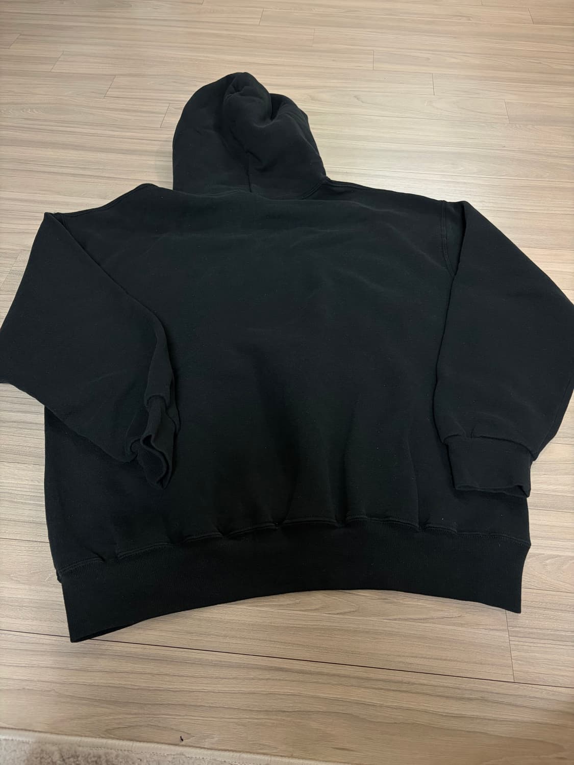 [XL] 90s 빈티지 러셀 후드 후디 블랙 russell USA 상품이미지4