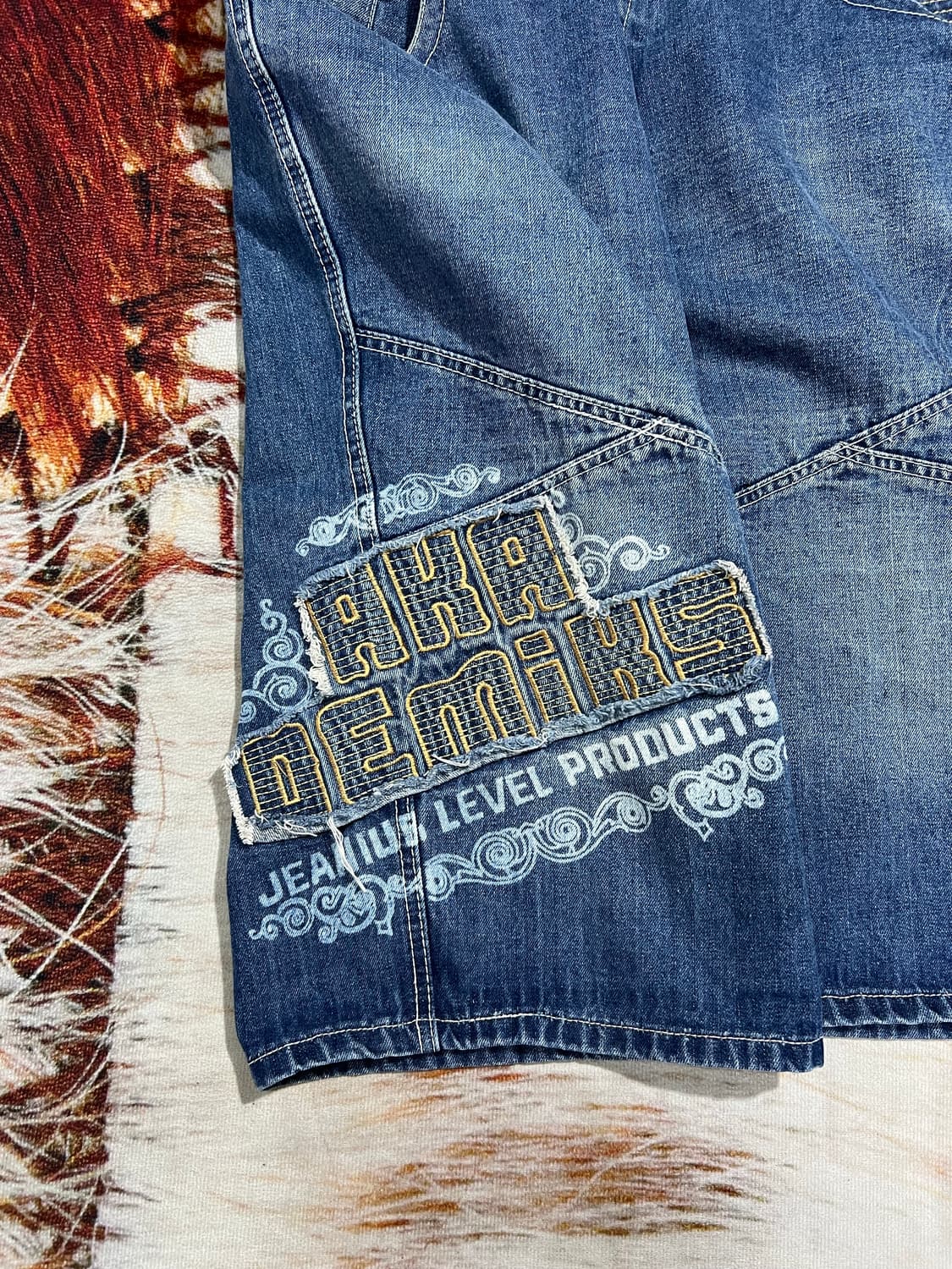 AKADEMIKS DENIM HALF PANTS 상품이미지4