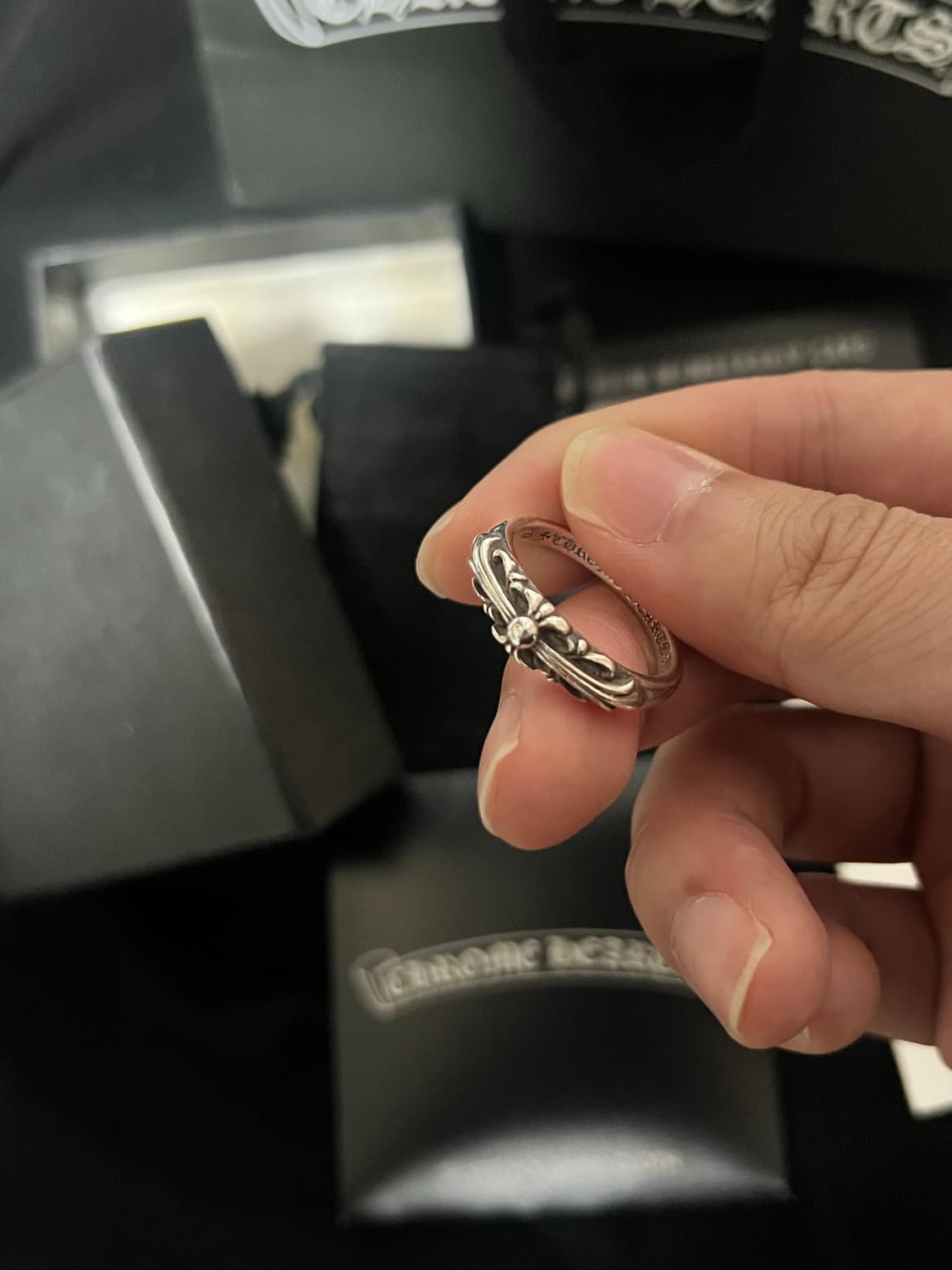 [us9.5] 크롬하츠 베이비플로랄링 상품이미지3