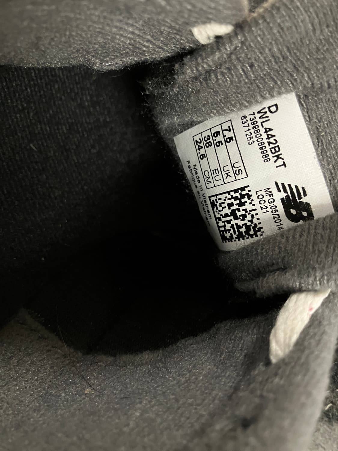 뉴발란스 442 블랙 245 상품이미지5