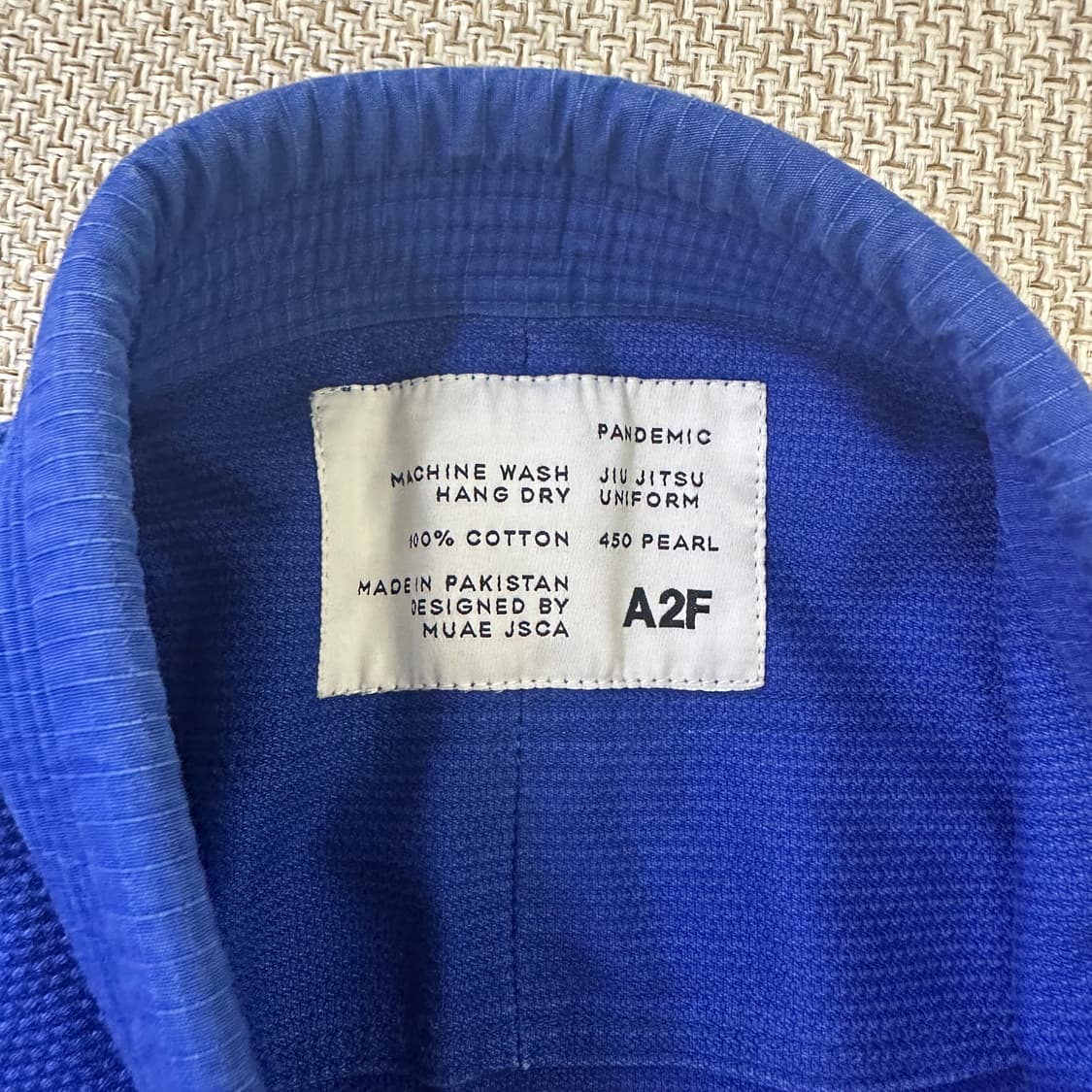 실측확인 판데믹 주짓수 도복 상의0421D 상품이미지2