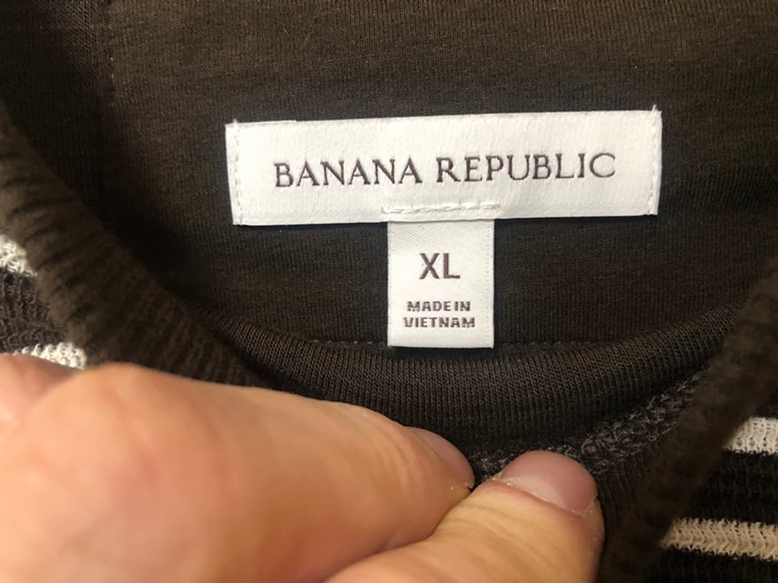 바나나리퍼블릭(BR) 믹스드 스트라이프 릴렉스 져지 티셔츠 XL(해외) 상품이미지6