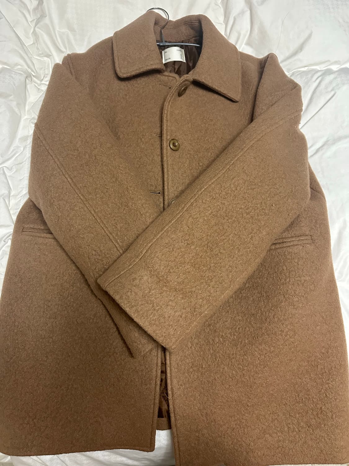 카멜 하프코트 상품이미지1