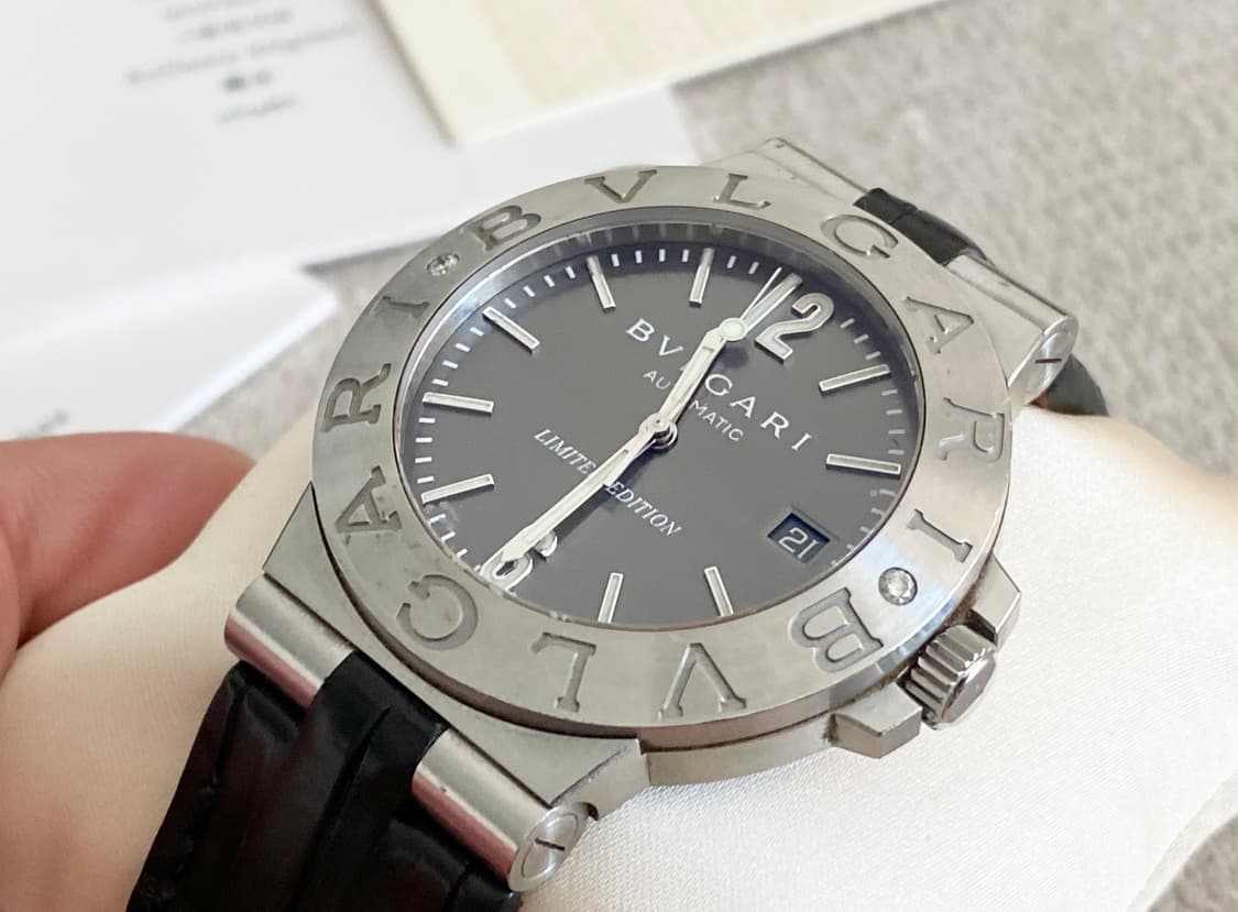 불가리 디아고노 리미티드에디션 LCV38 2P 다이아 38mm 오토메틱 상품이미지8