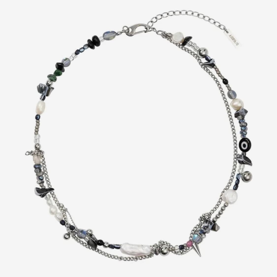 아조바이아조 Water Pearl Layered Necklace 상품이미지1