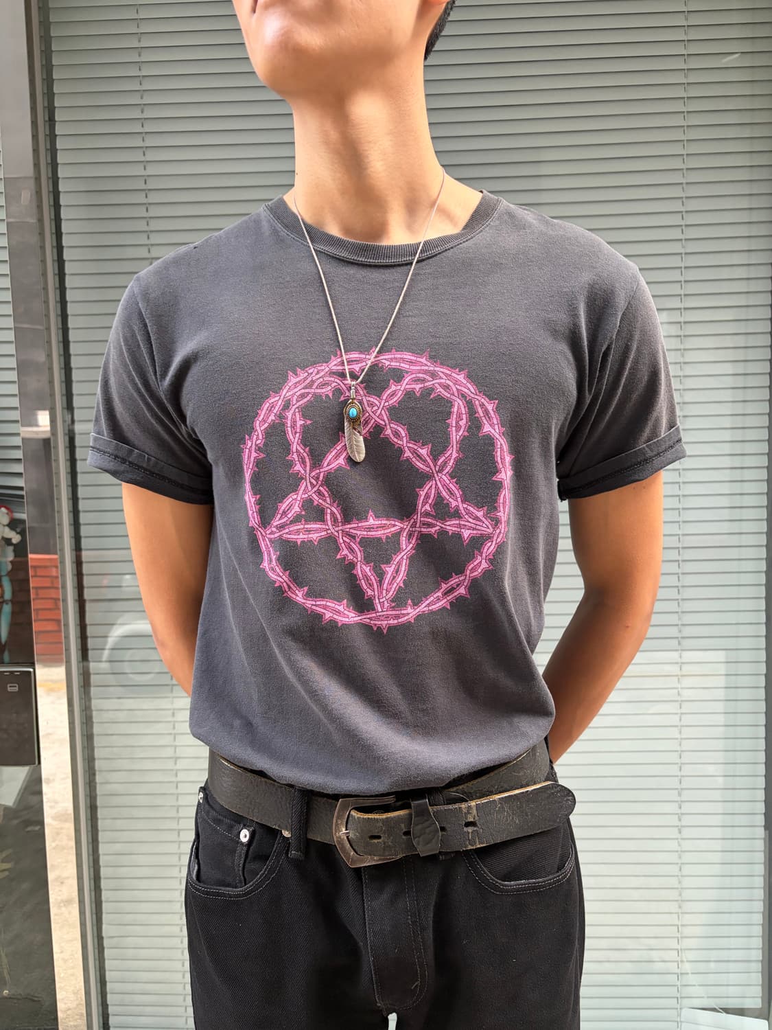 00’s HIM Heartagram USA tour faded T- 상품이미지2
