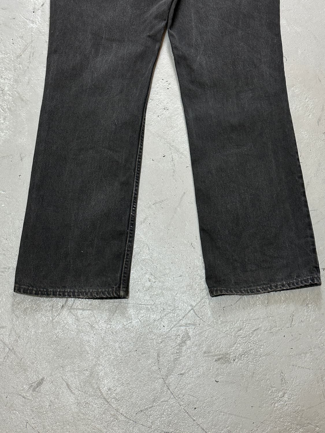 90's USA Made 리바이스 517 블랙 부츠컷 플레어진 상품이미지8
