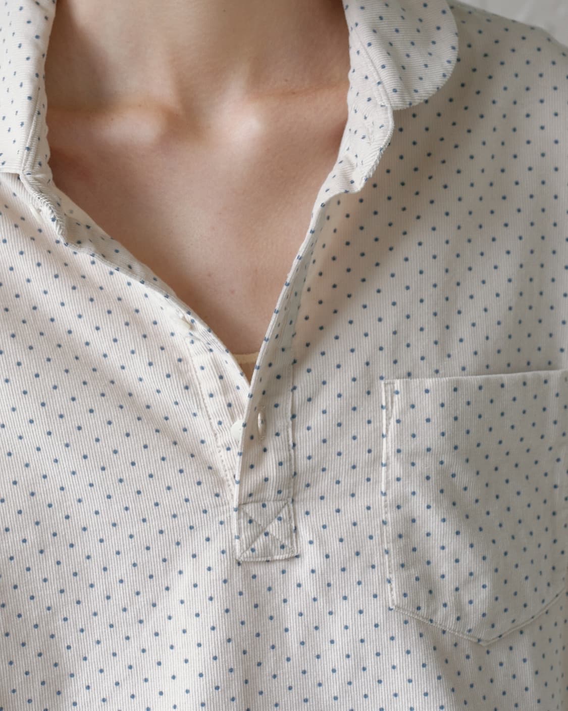 비아플레인 도트 블라우스 셔트 VIA HAZEL DOT SHIRT 상품이미지3