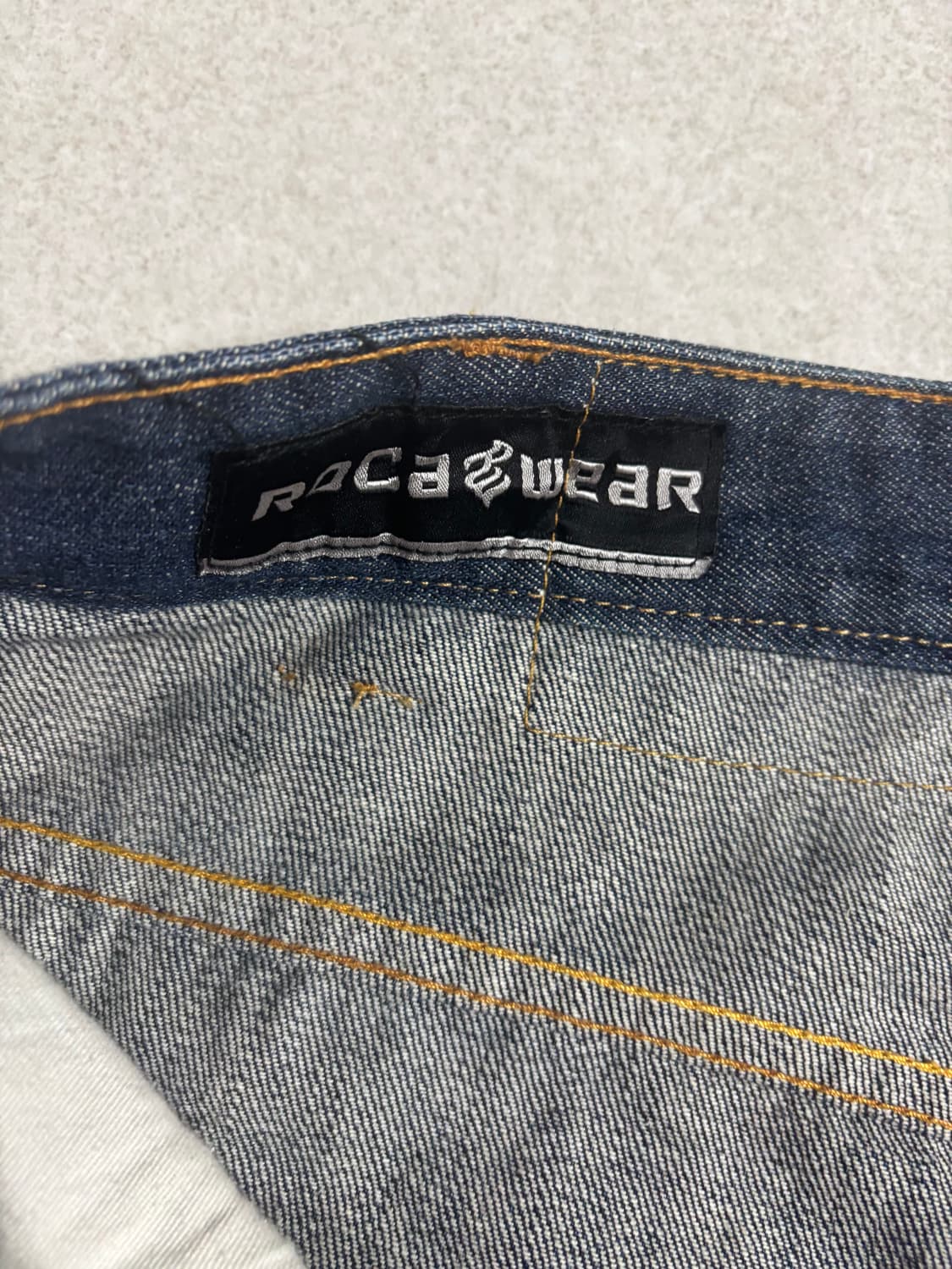 로카웨어 백로고 데님팬츠 상품이미지3