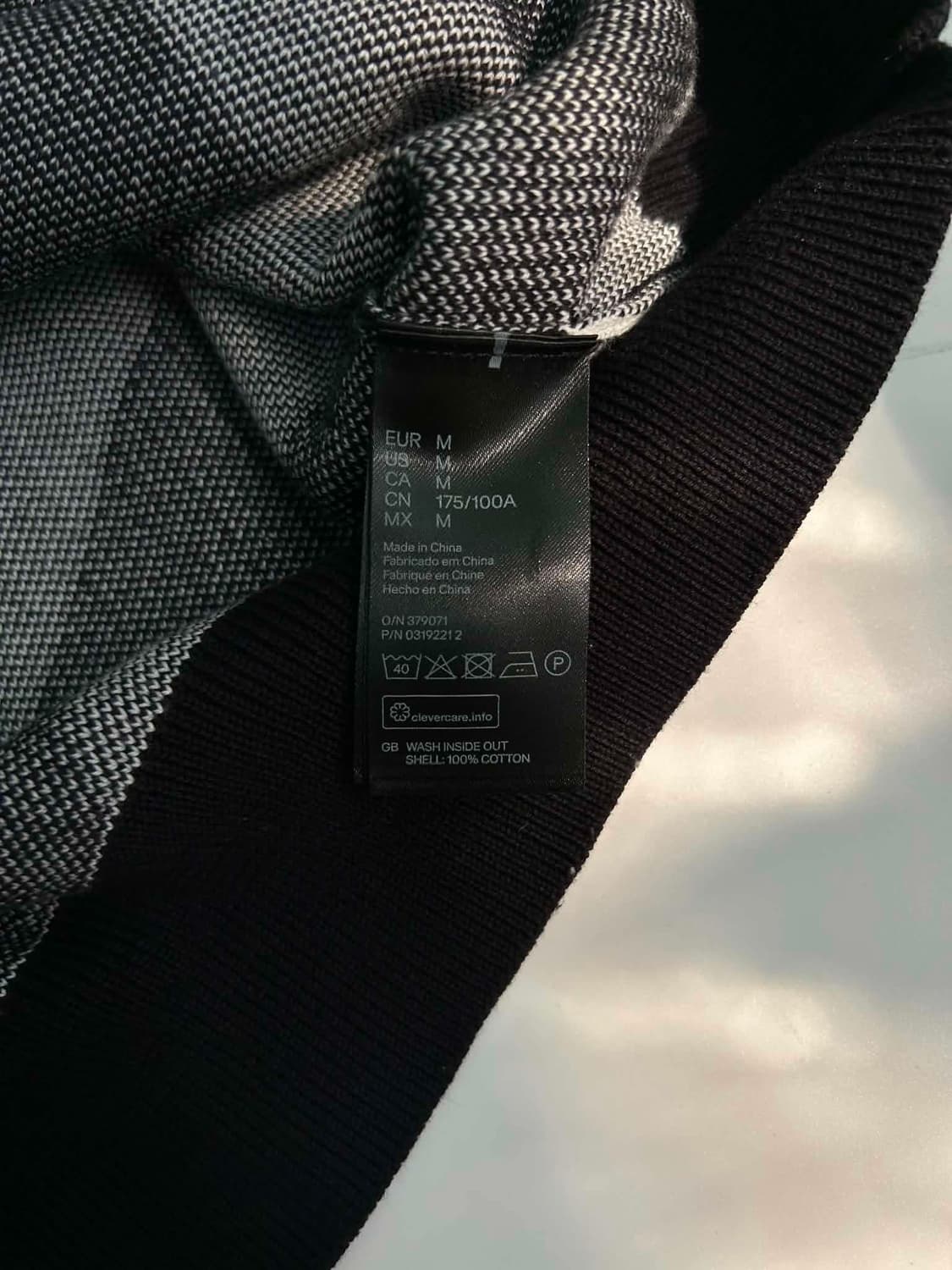 [M] 발망 X H&M 쉐브론 은장 니트 스웨터 상품이미지9