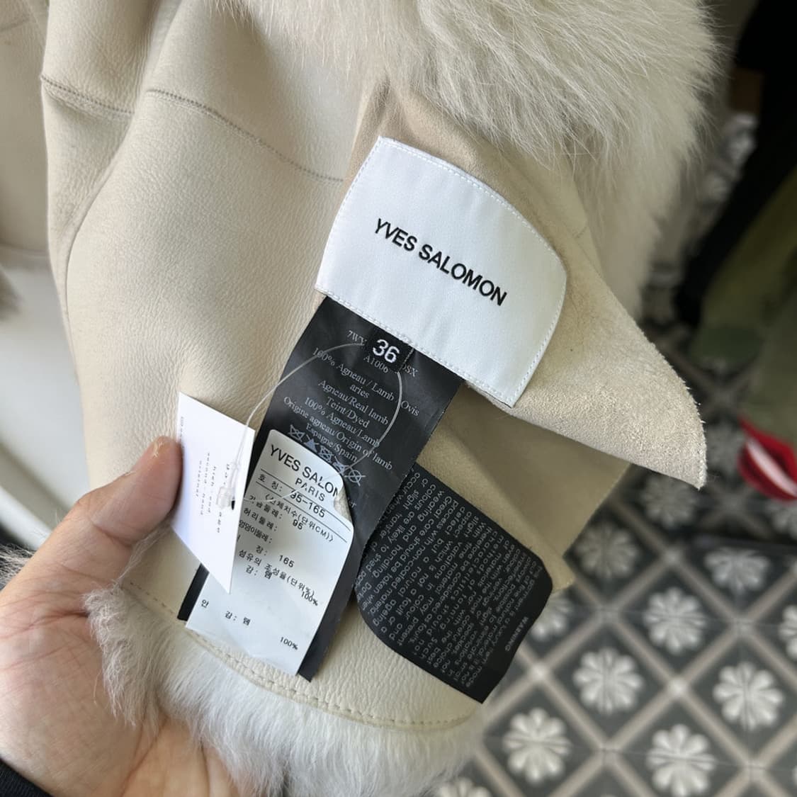 16485 - 이브살로몬 퍼 자켓 상품이미지4