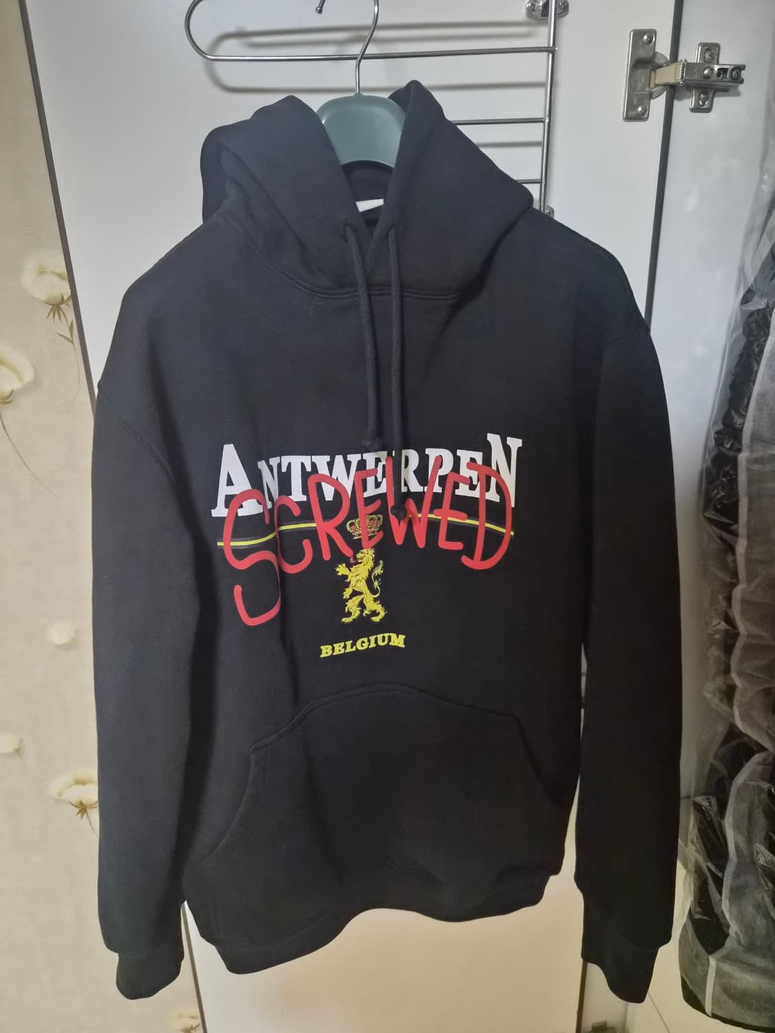 [XS] 베트멍 앤트워프 스크류드 후드티 상품이미지1