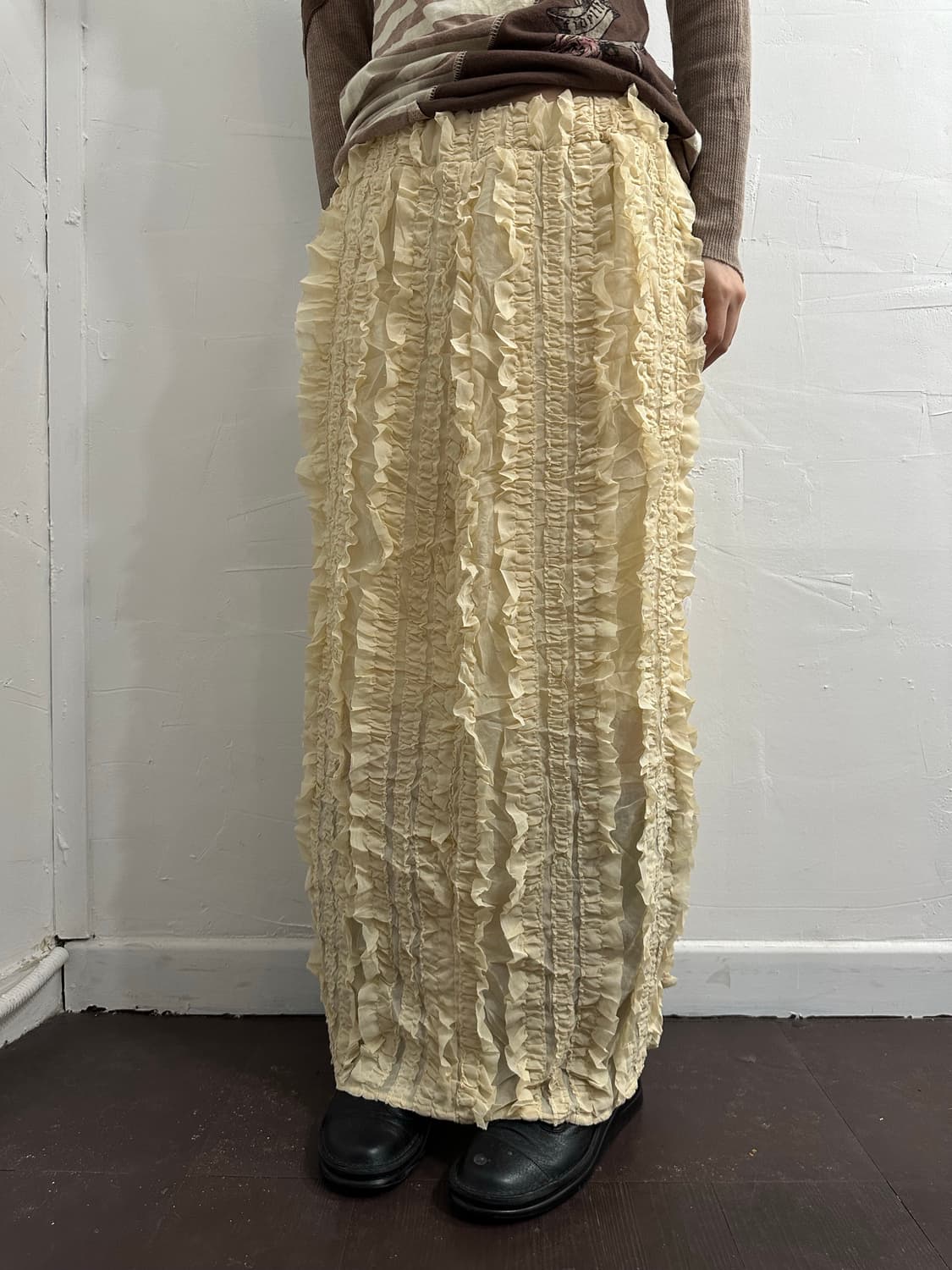 samansa mos2 frill long skirt 상품이미지1