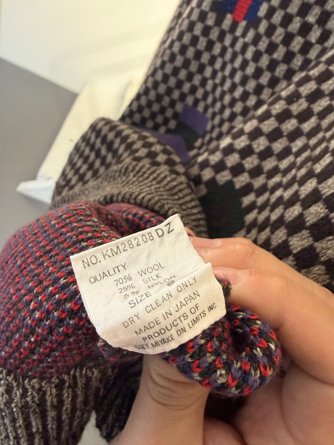 이세이미야캐 맨 니트 상품이미지3