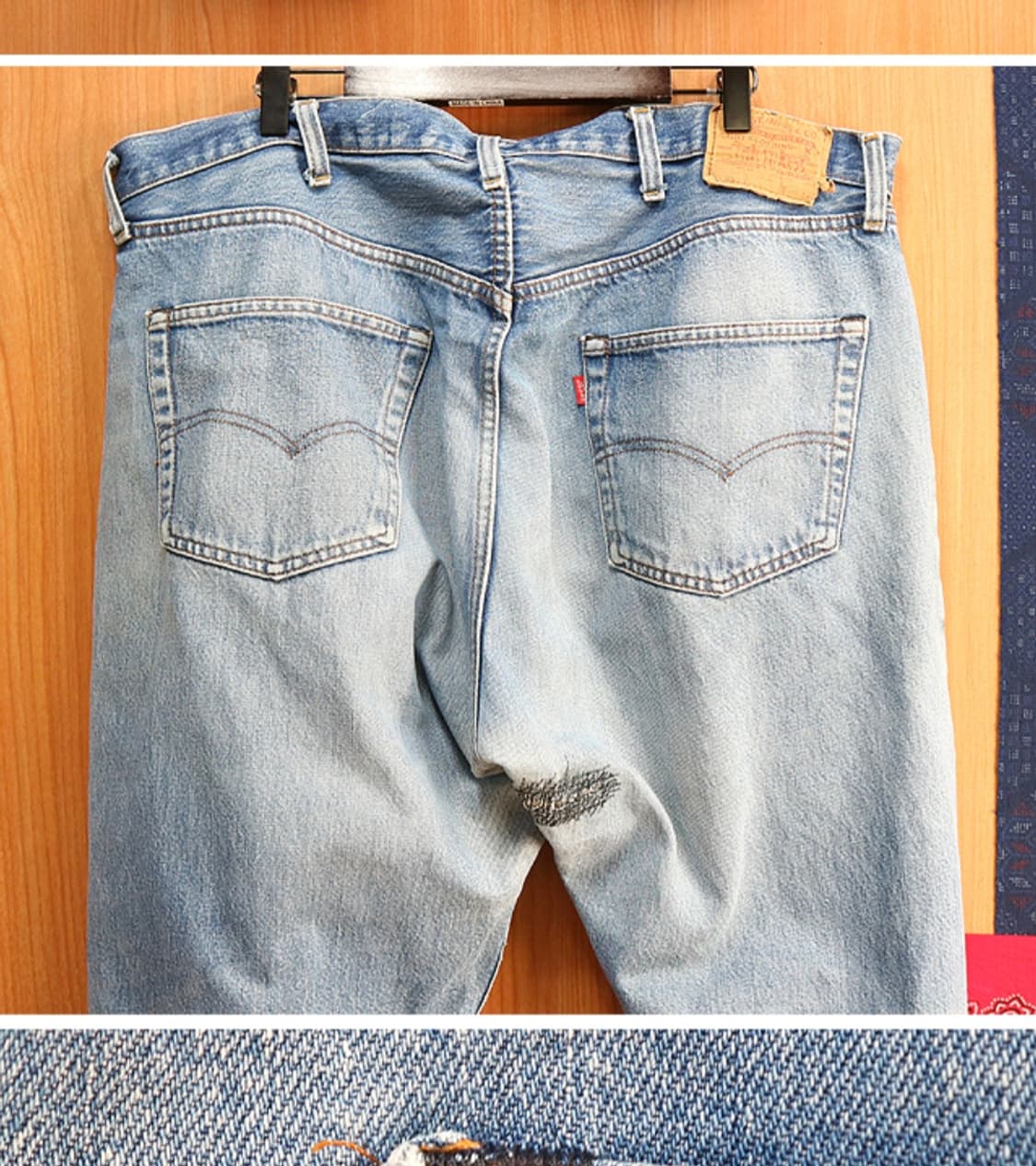 
미국산80s levis 3 501-0117 셀비지 빈티지 빅사이즈 상품이미지5