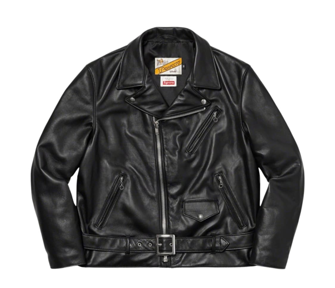 슈프림 더크로우 쇼트 퍼펙토 레더자켓 XL 상품이미지2