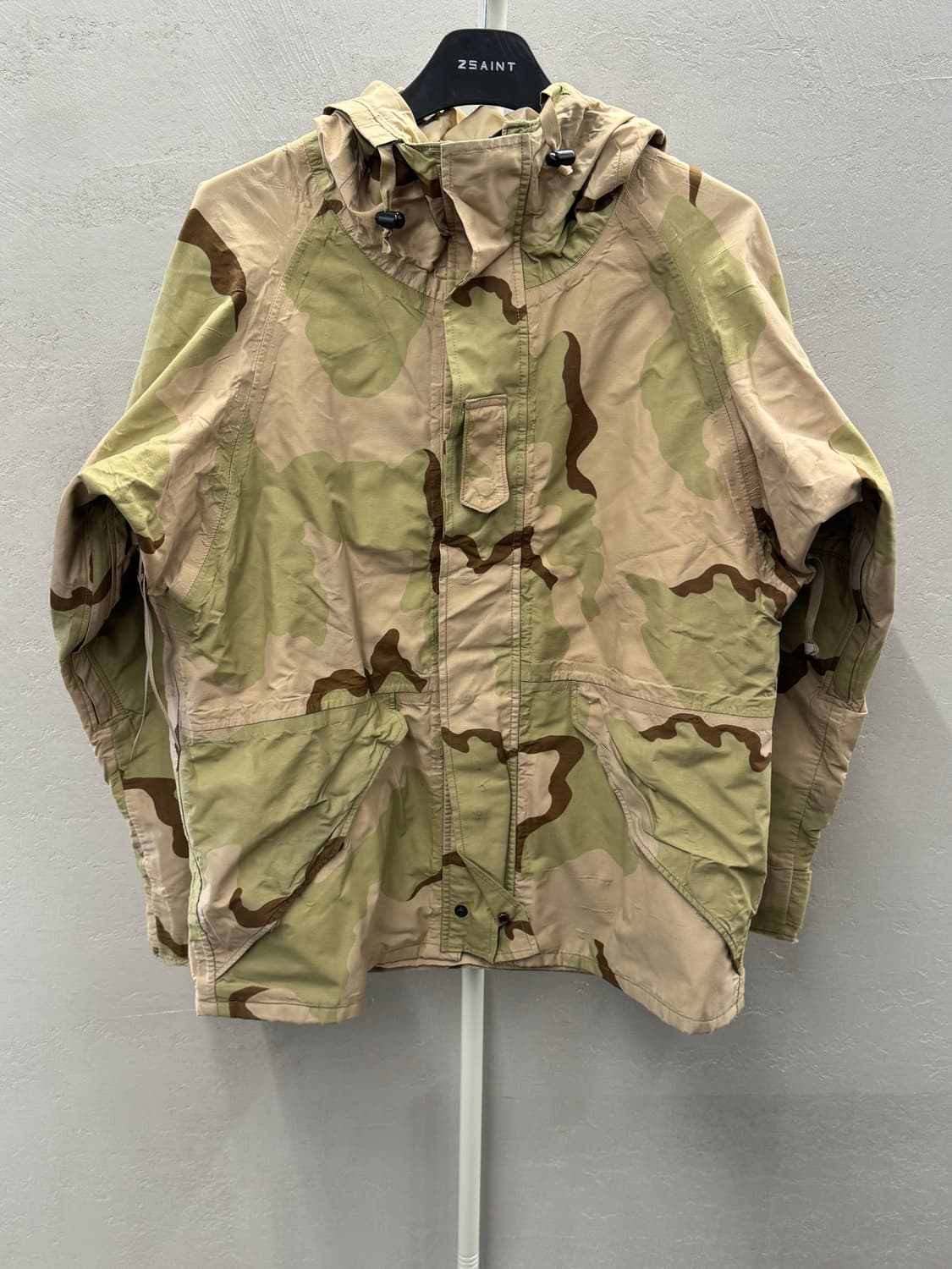 미군 사막迷彩 후드 자켓 free 상품이미지2
