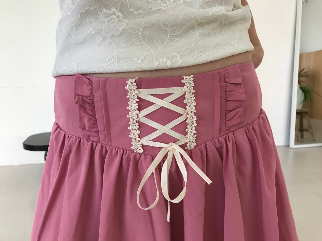 axes femme pink skirt 상품이미지2
