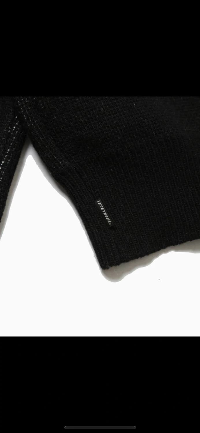 예스아이씨 주사위 니트 집업 상품이미지4