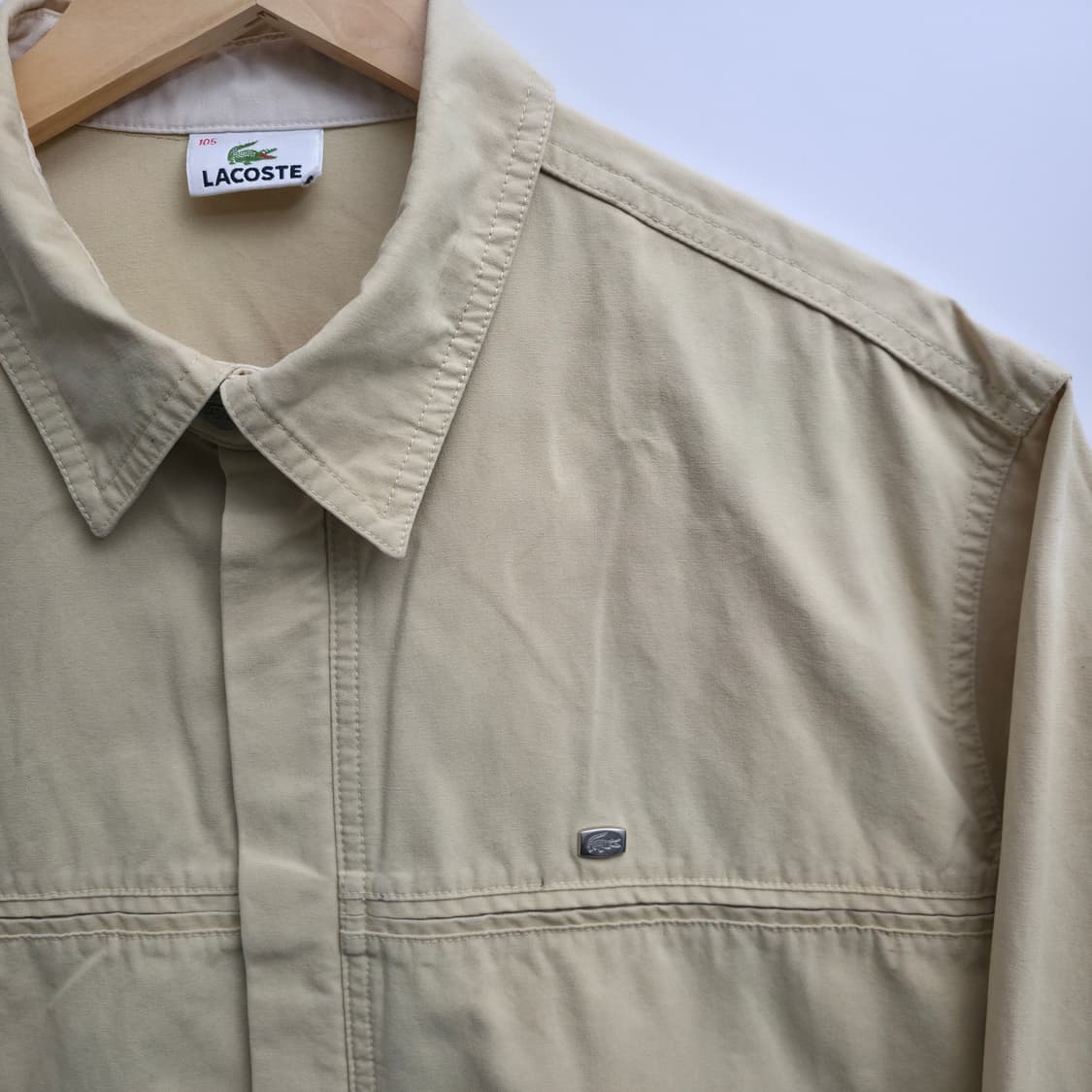 [XL] 라코스테 베이지 코튼 자켓 상품이미지4