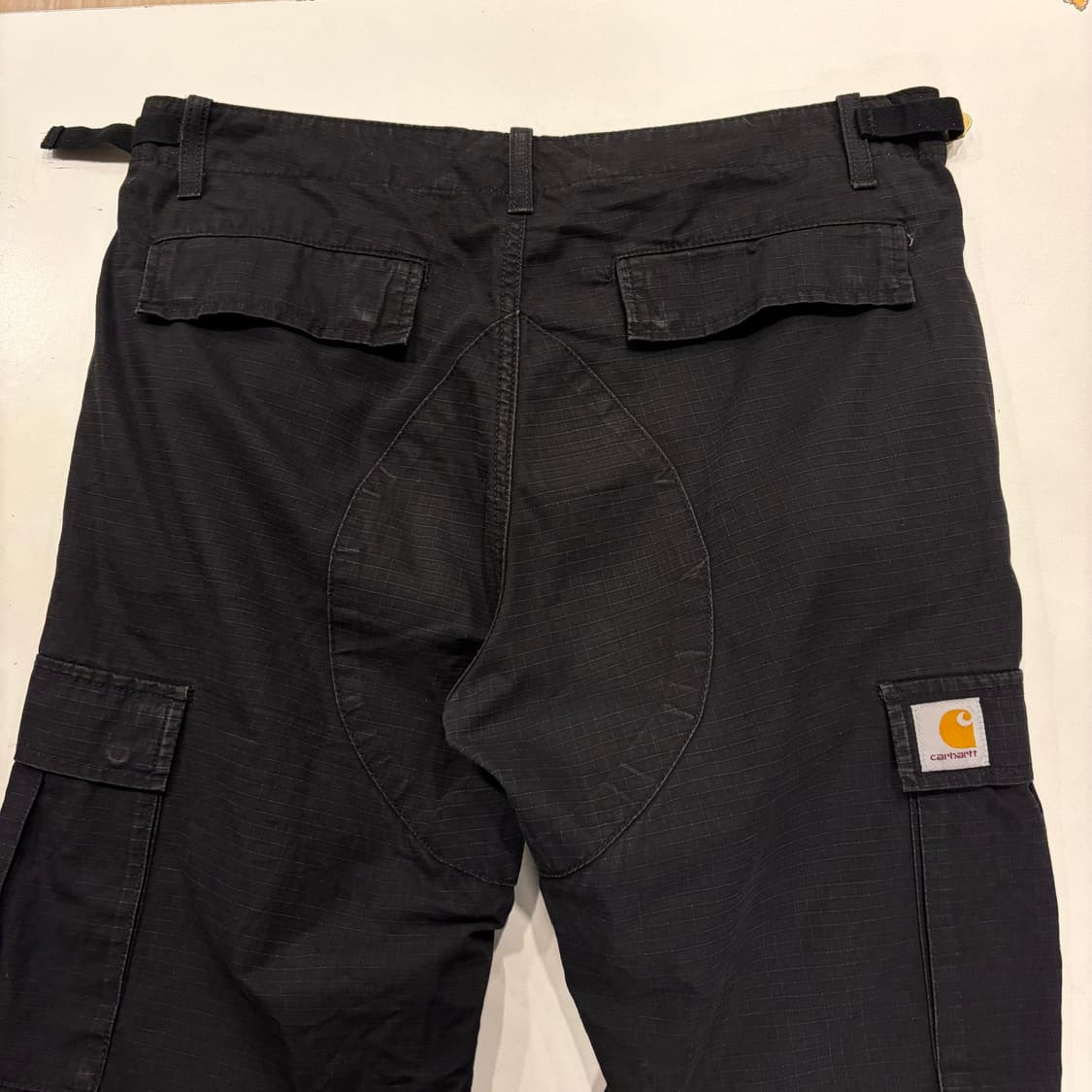[31x32] 칼하트 wip 에비에이션 블랙 카고 바지 B261 상품이미지7