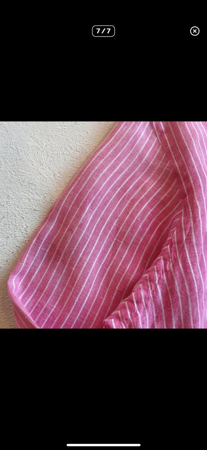 폴로 랄프로렌 핑크 리넨 셔츠 상품이미지7