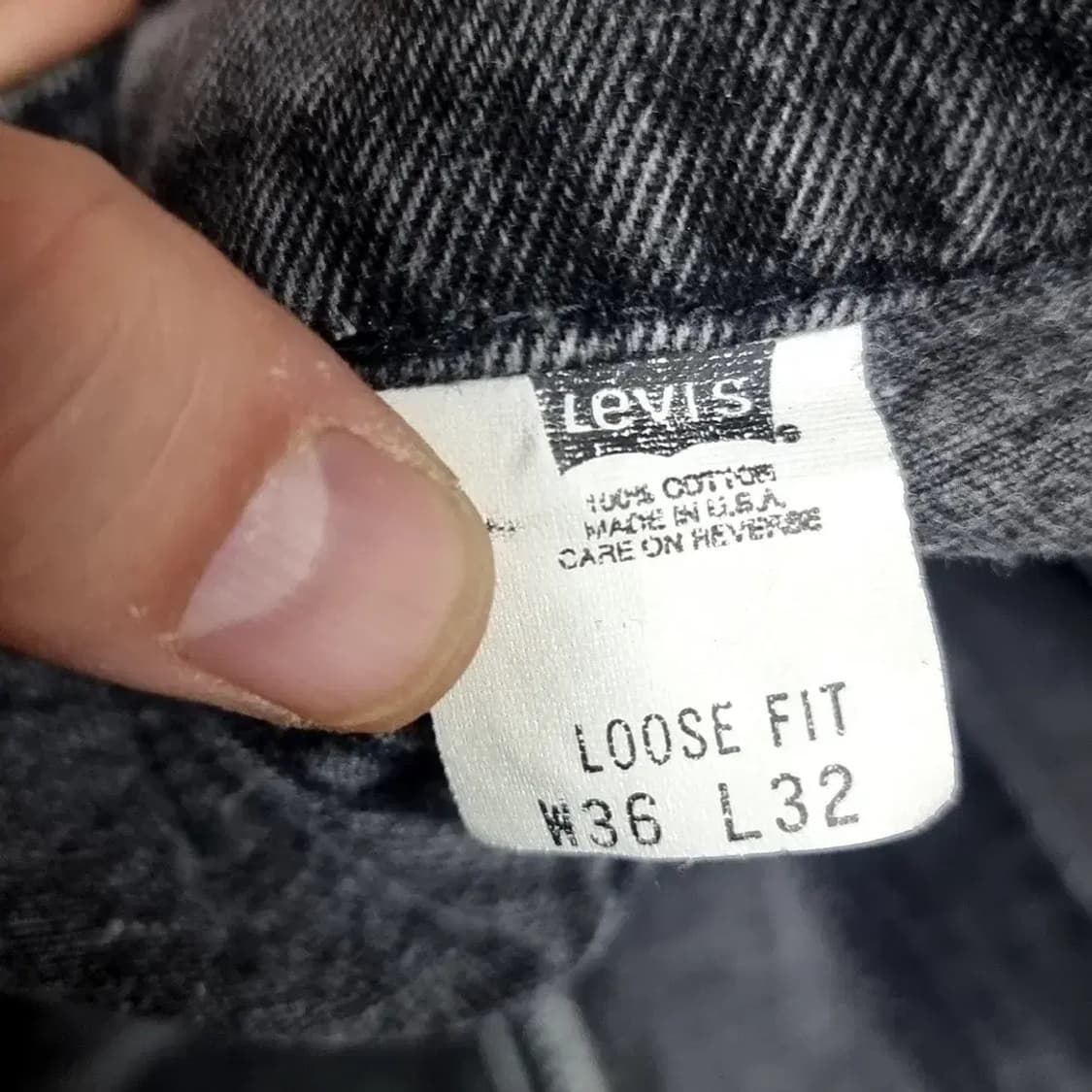 미제 리바이스 usa제조 545  빈티지 데님(36) 상품이미지6