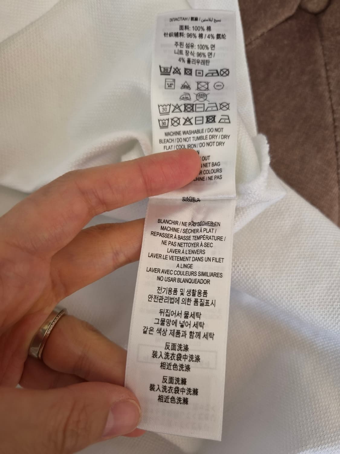 버버리 런던 여성 반팔PK카라티셔츠 M사이즈 상품이미지8