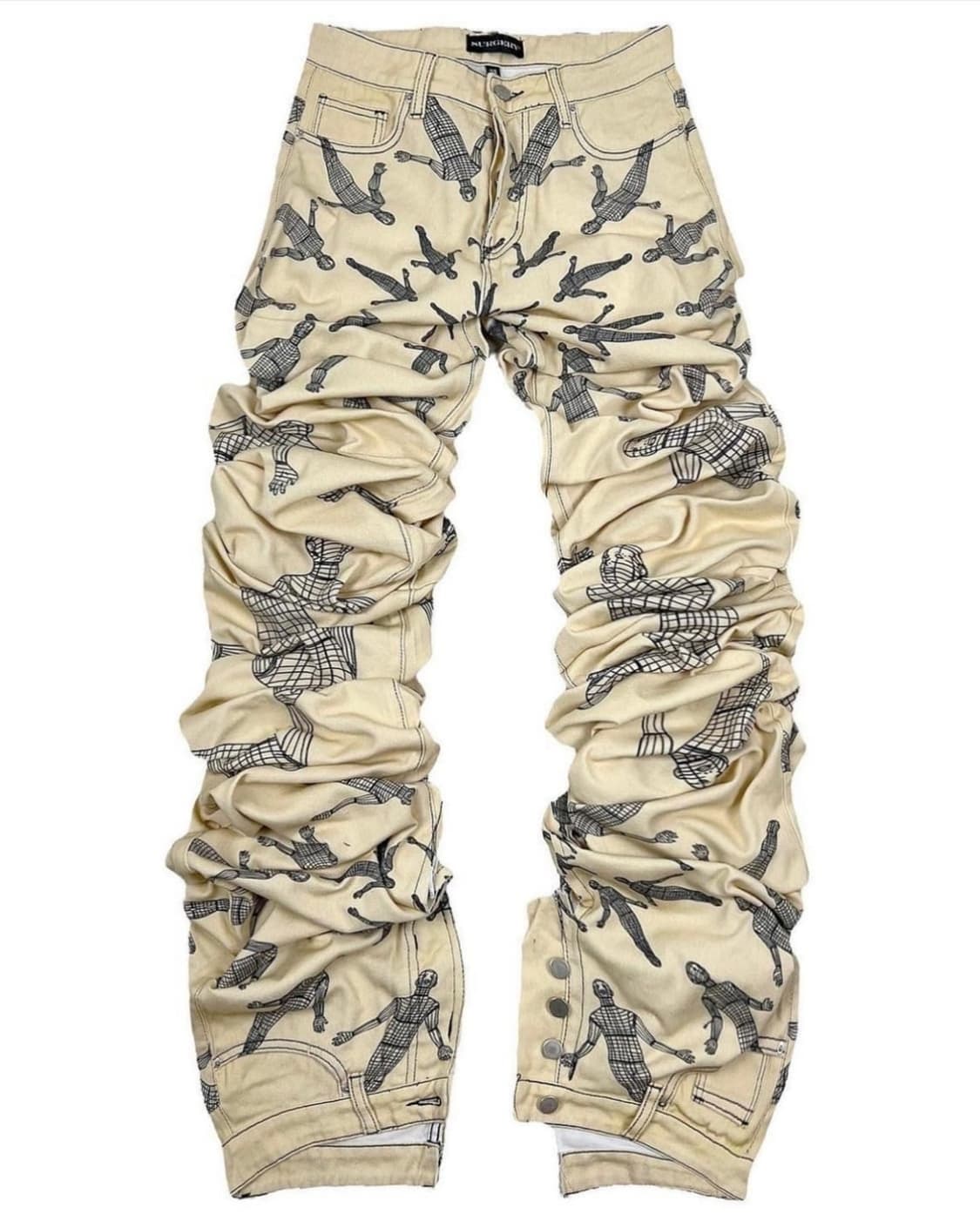 써저리 × 언본소사이어티 2m 바지 36 사이즈 상품이미지2