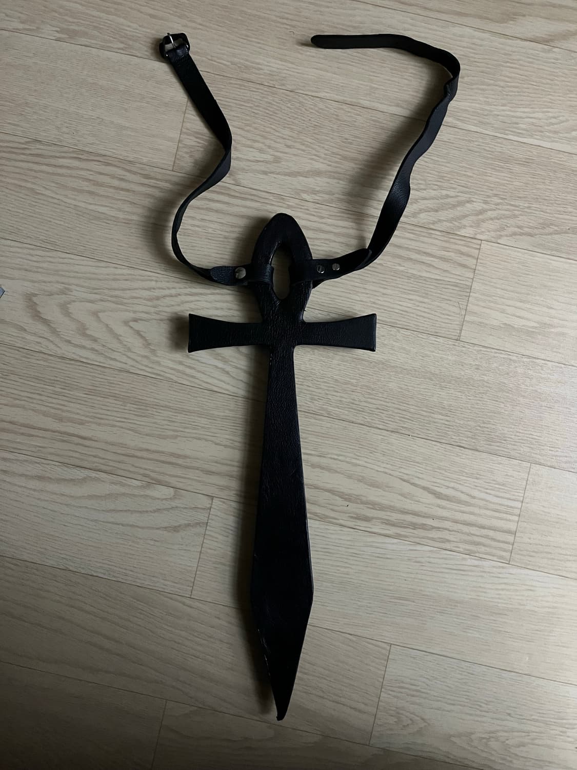 FENG REBORN LAMBSKIN LEATHER CRAVAT 상품이미지5