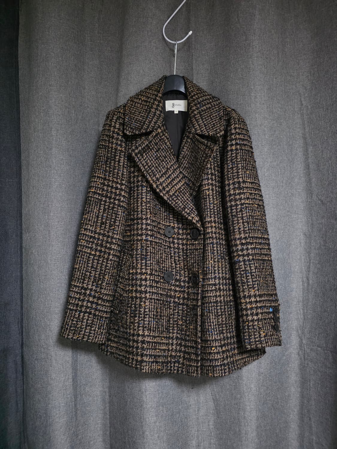 g스튜디오 체크 트위드 자켓 상품이미지1
