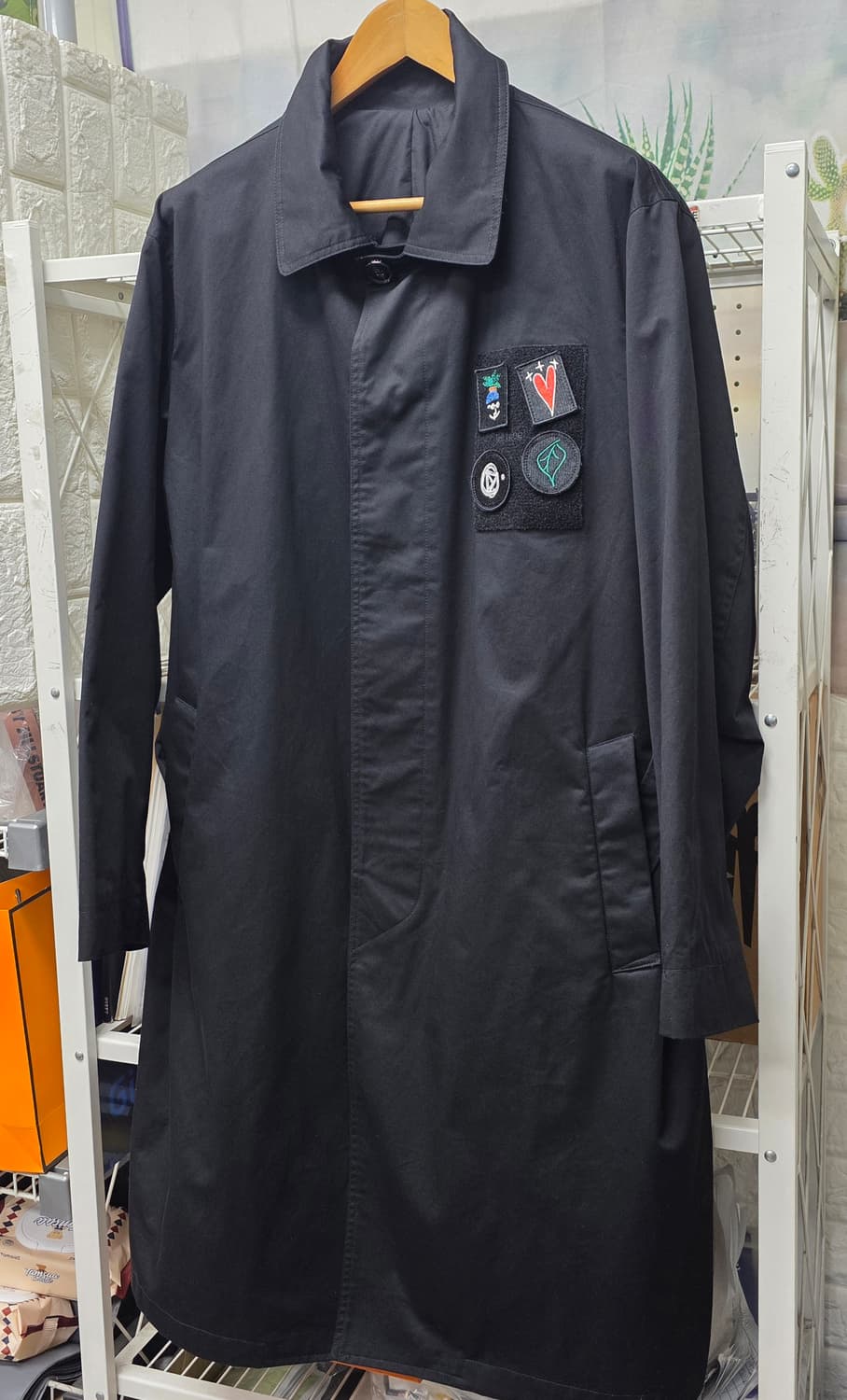 플랙 비 나이스 봄 가을 남성코트 95 루즈핏 벨티드 간절기용 MM70 상품이미지2