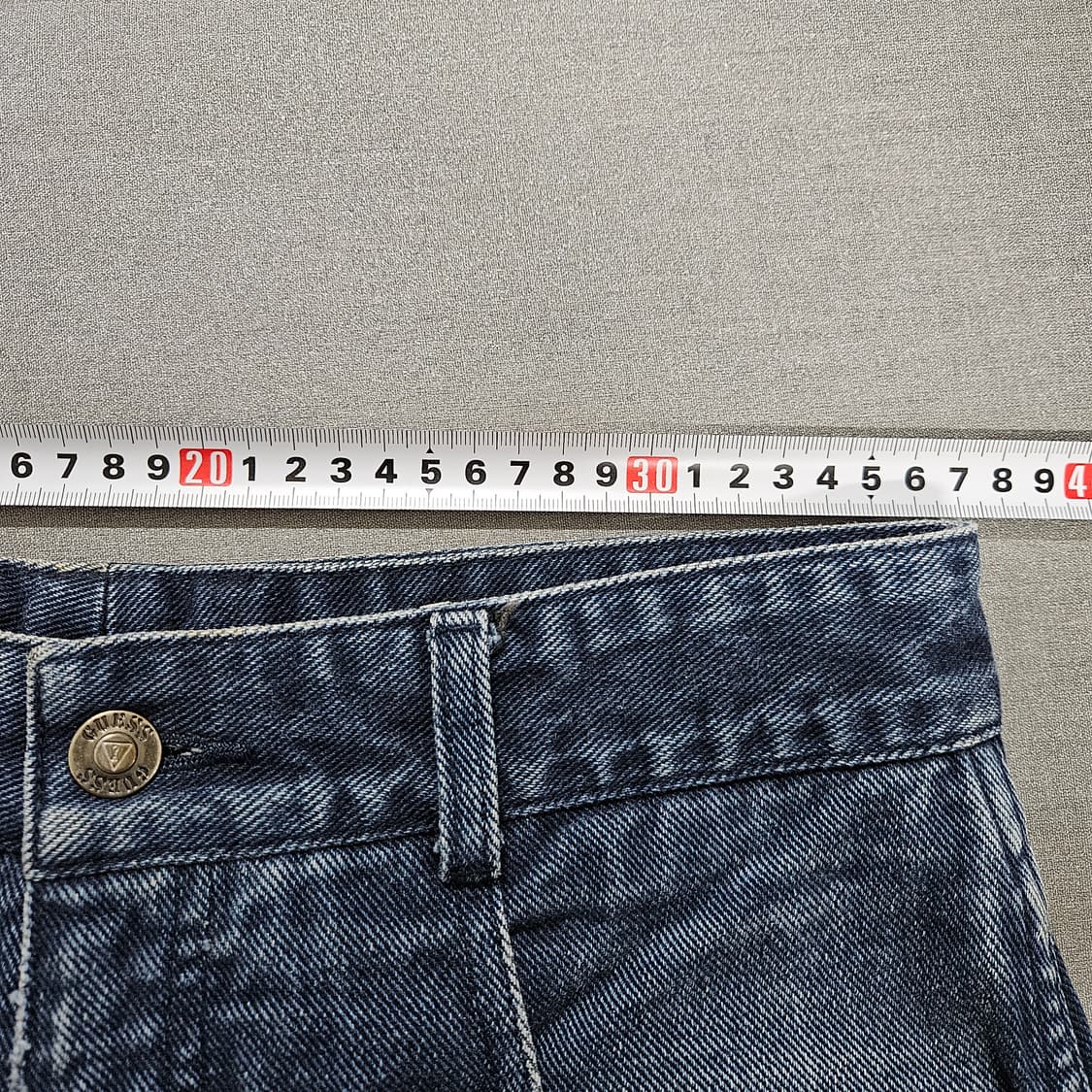 30 게스 90s 빈티지 스트레이트 워싱진 데님팬츠 상품이미지8