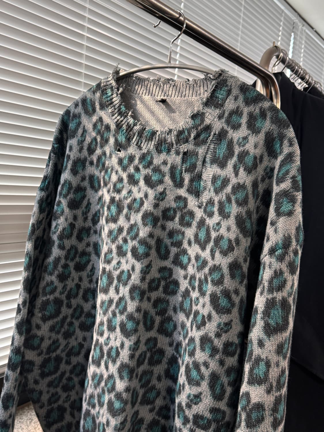 r13 레오파드 디스 니트 상품이미지2