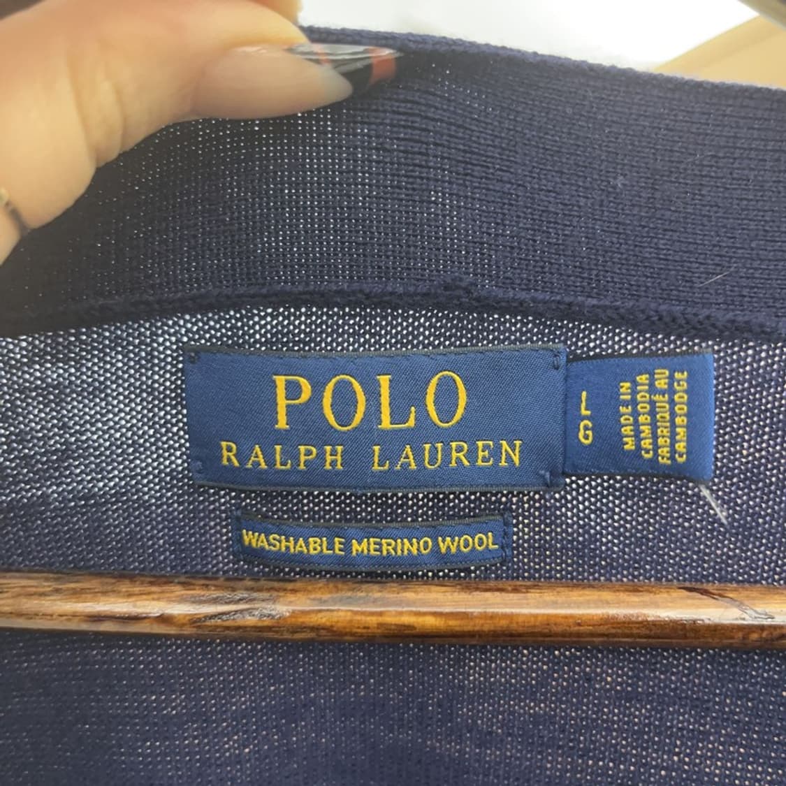 폴로 랄프로렌 빈티지 여리핏 메리노울 니트 가디건 L C08331 상품이미지5