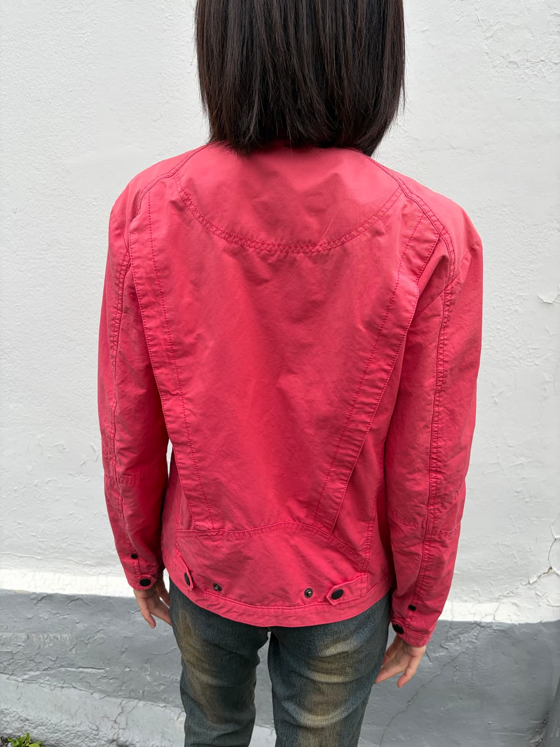 Dress to kill 비비드 핑크 라이더 자켓 L 상품이미지4