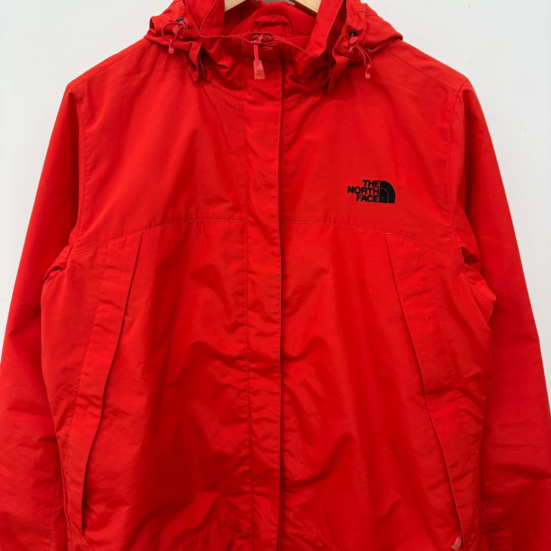 노스페이스 레드 바람막이 후드 자켓 남성 M 상품이미지2