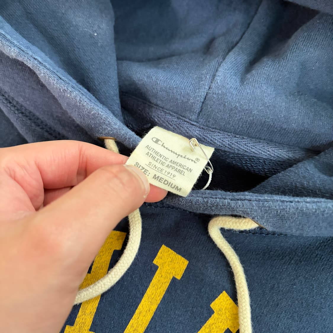 챔피온 빈티지 C.W.HILLS 후드티 M 상품이미지5