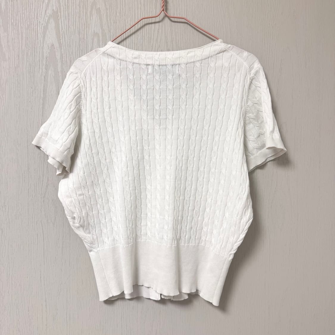 (m) 제너럴아이디어 브이넥 케이블 가디건 상품이미지4