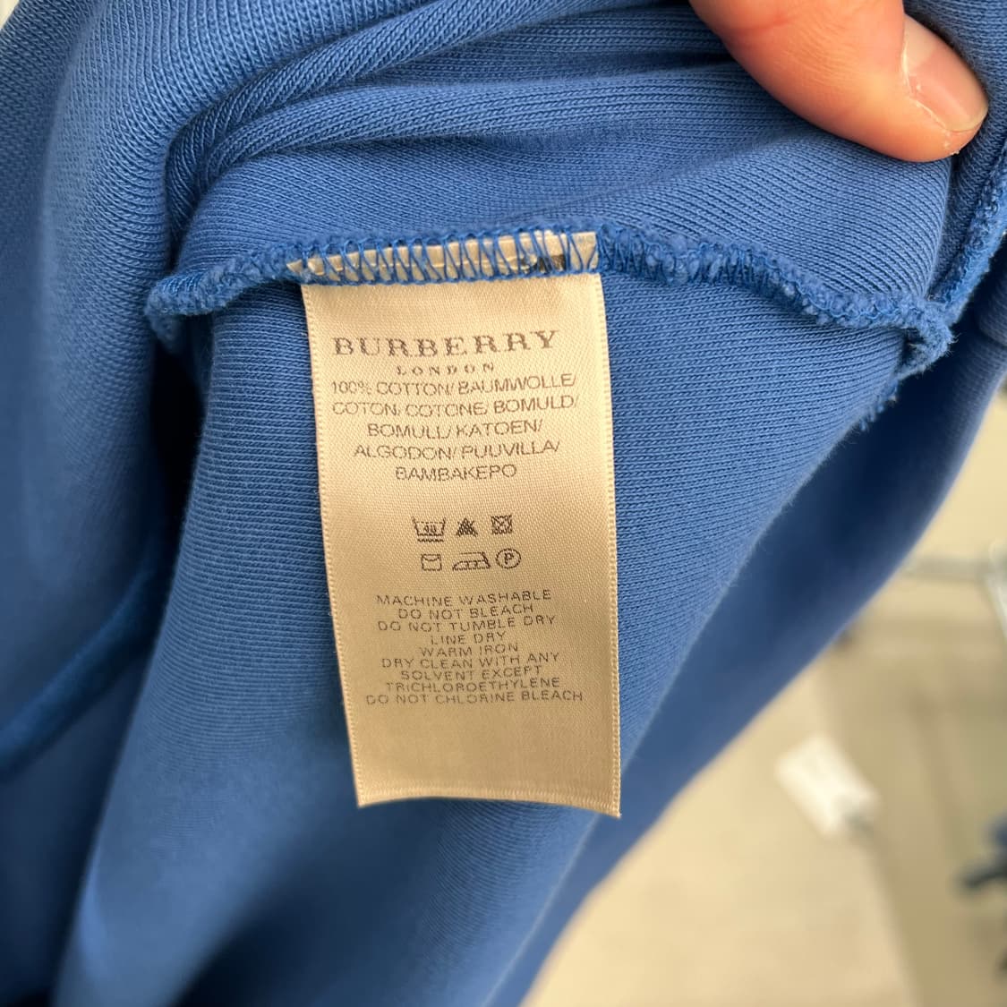 버버리 반집업 코튼셔츠 +명품감정서 r2933 상품이미지6
