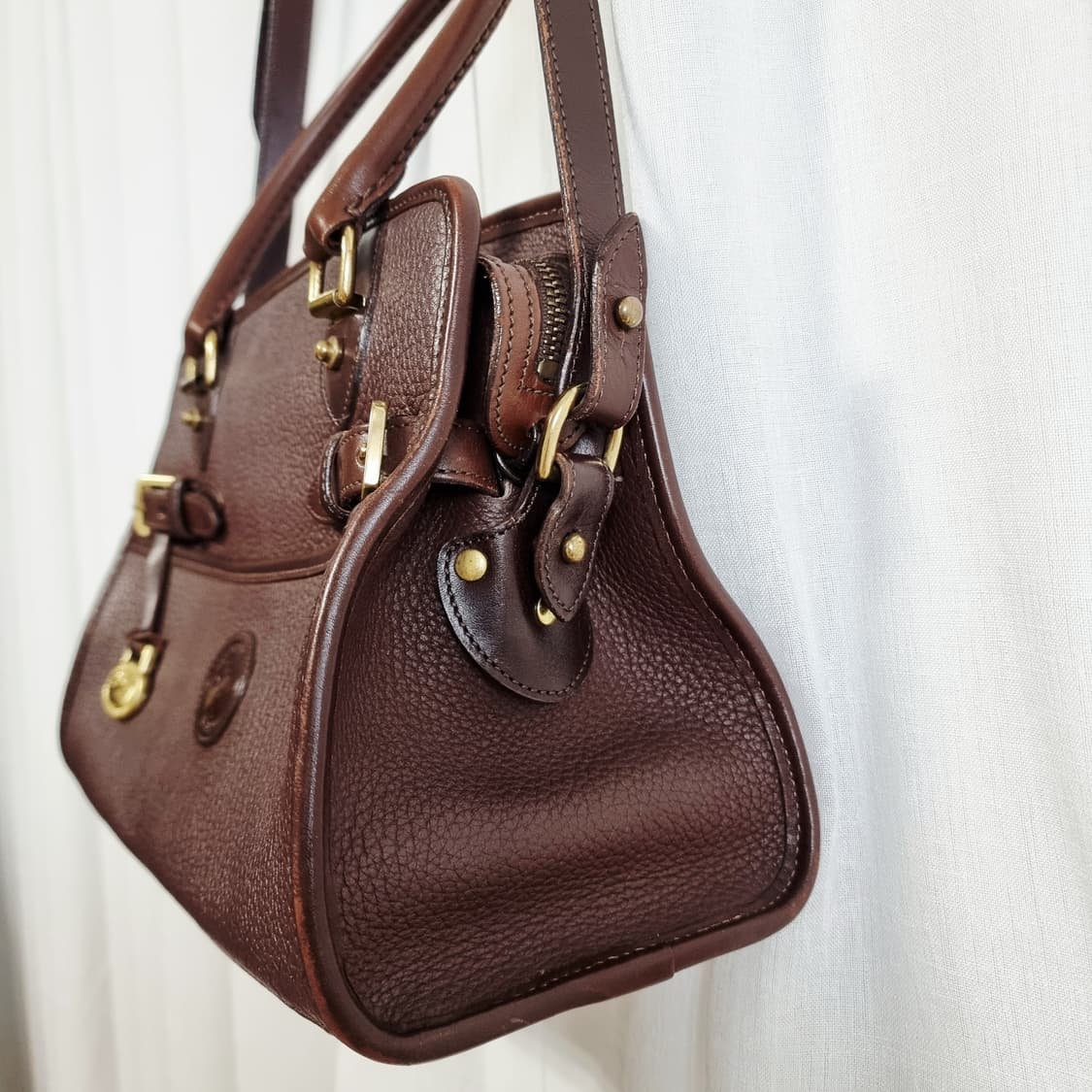 두니앤버크 소가죽 숄더백 토트백 핸드백 가방 >> 상태굿 상품이미지4