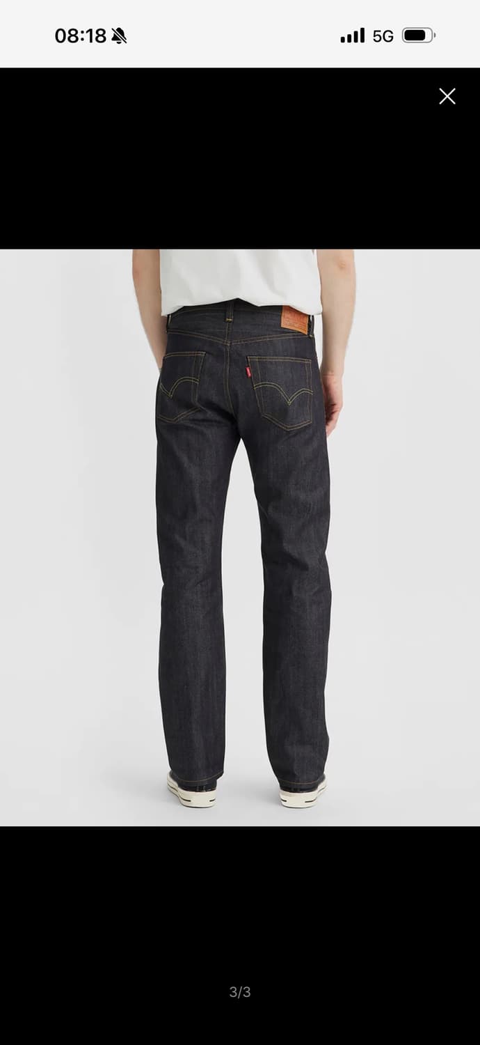 LVC 1947 501 진 리기드 허리 34 인심 86 상품이미지1