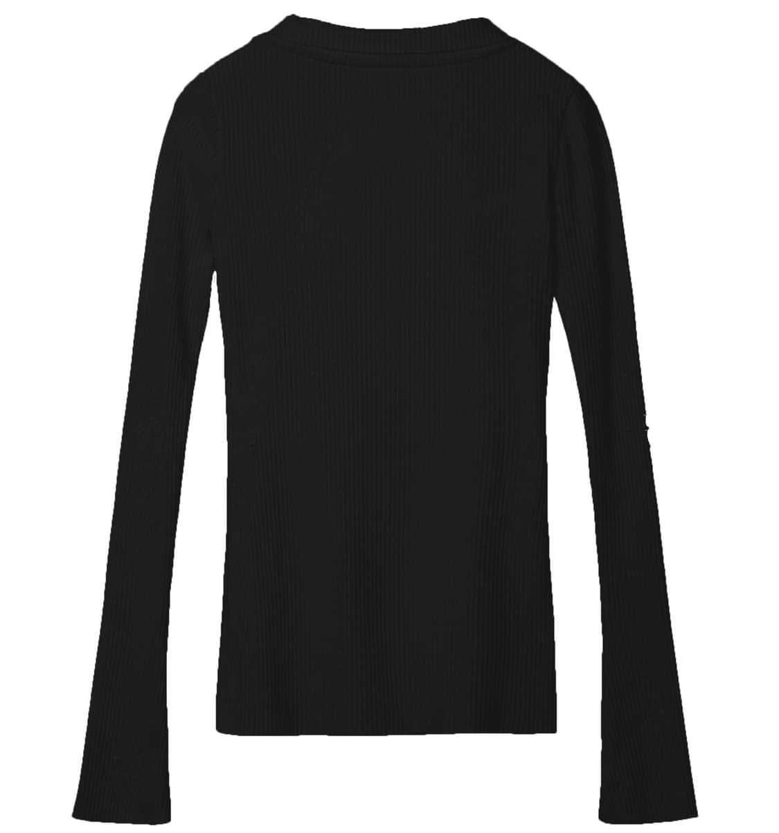 bonnae collar graphic top (Black) 상품이미지2