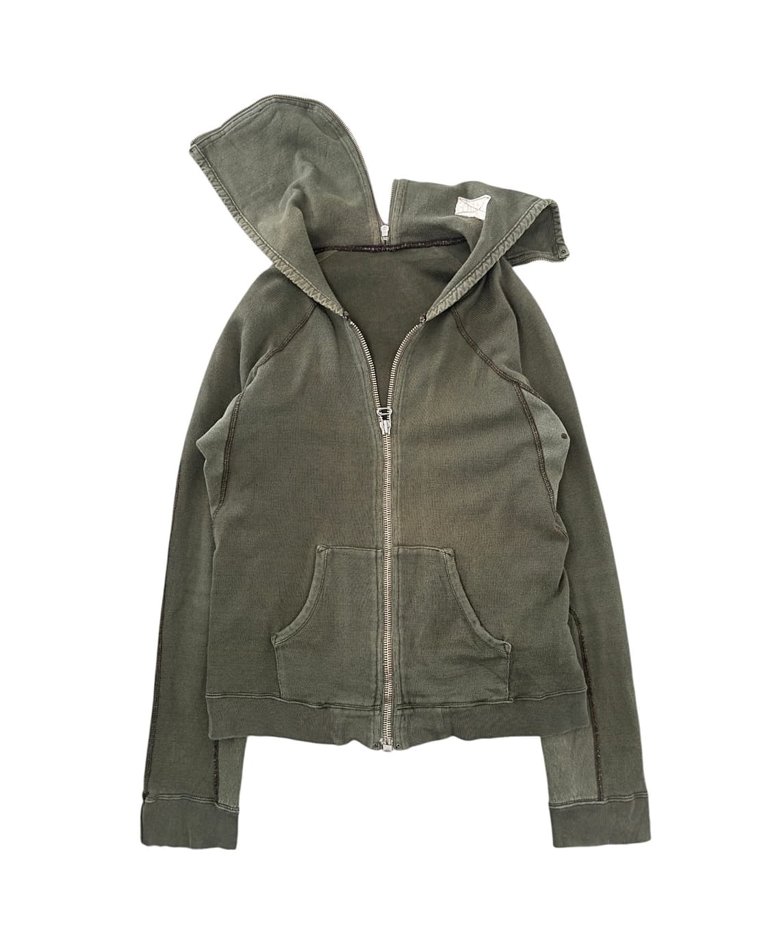 빈티지 지퍼 스웨트 후드 집업 상품이미지1