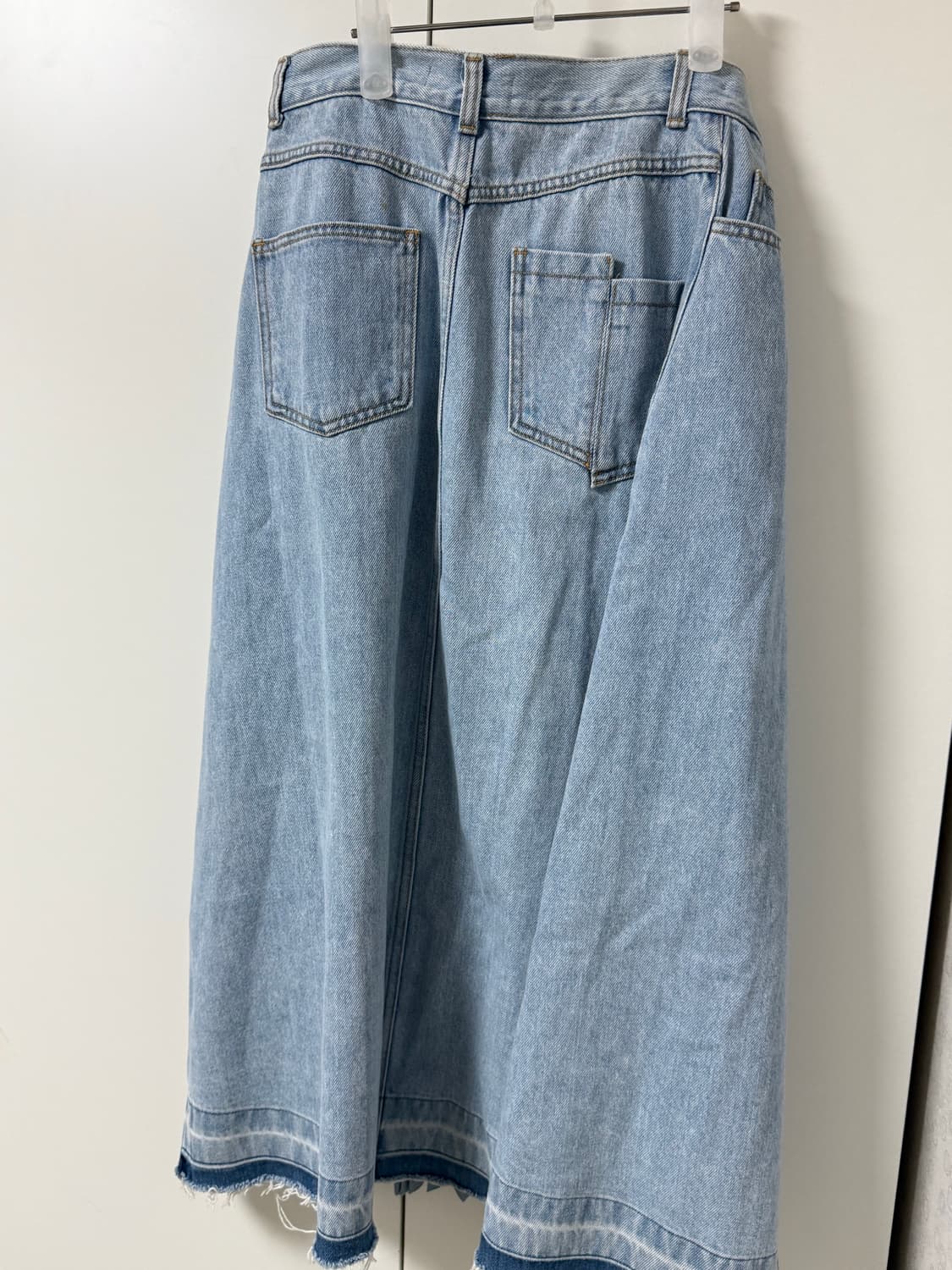 더일마 데님 플리츠 스커트 상품이미지2