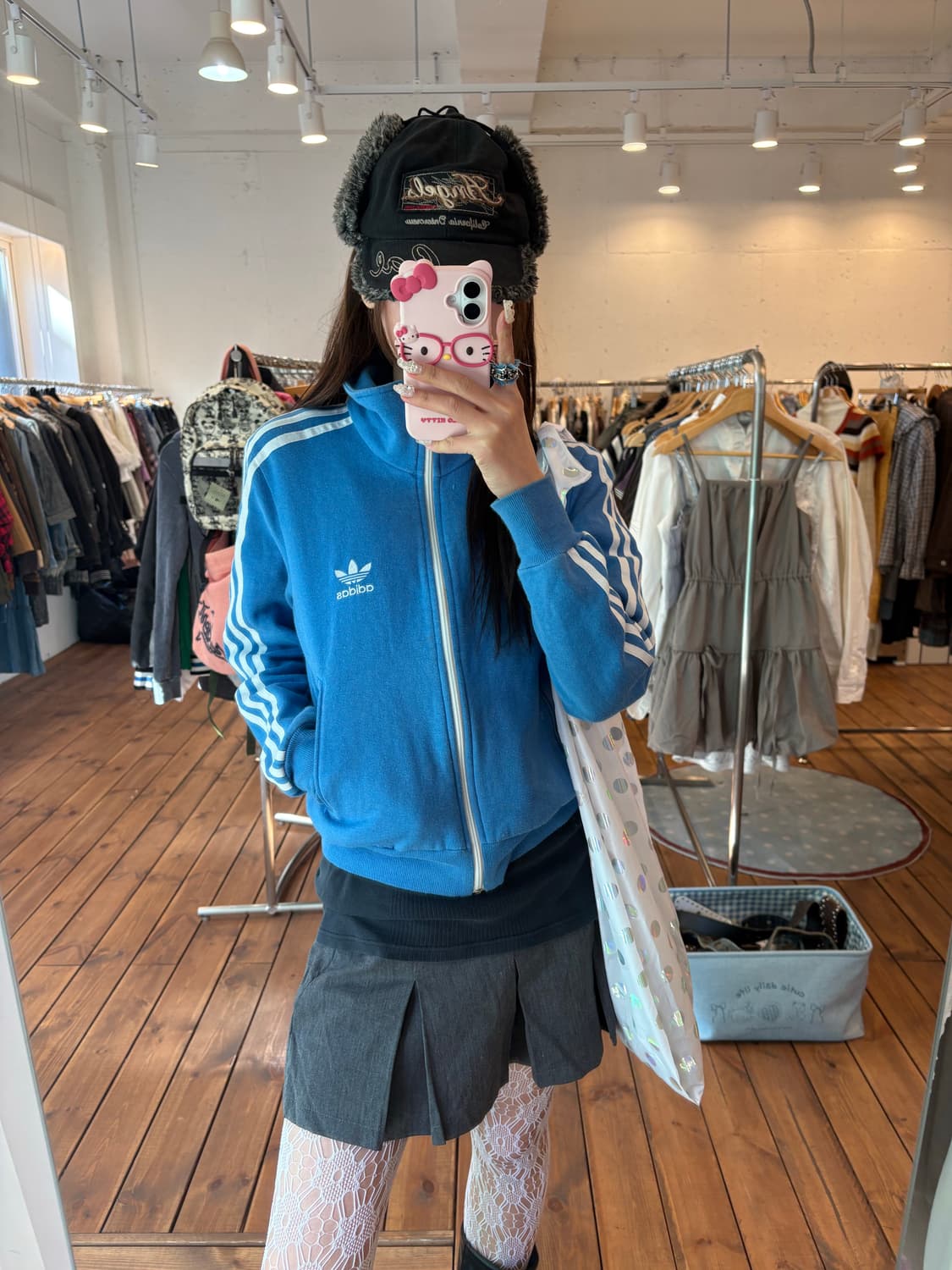 아디다스 백로고 면져지 상품이미지3