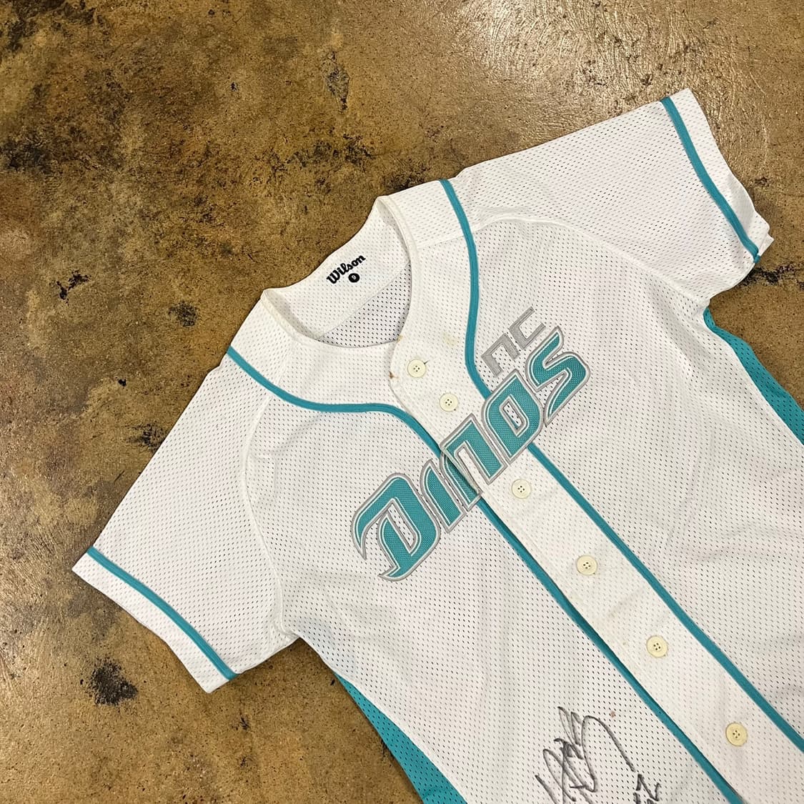 [9] 윌슨 NC 다이노스 야구 싸인 유니폼 화이트 노진혁 b14 상품이미지1