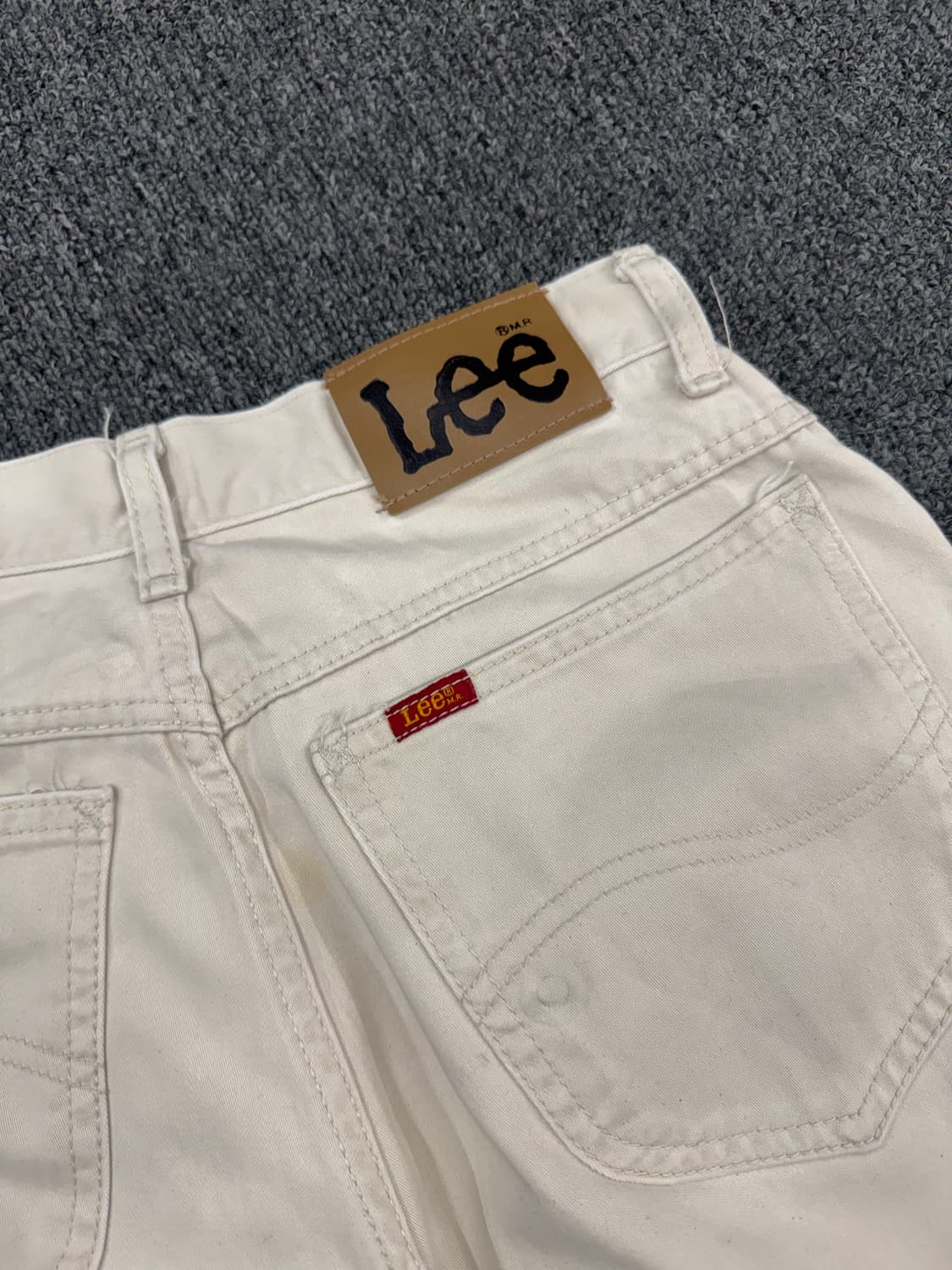 31)LEE RIDERS 빈티지 여성 아이보리 코튼 팬츠(오염) 상품이미지6