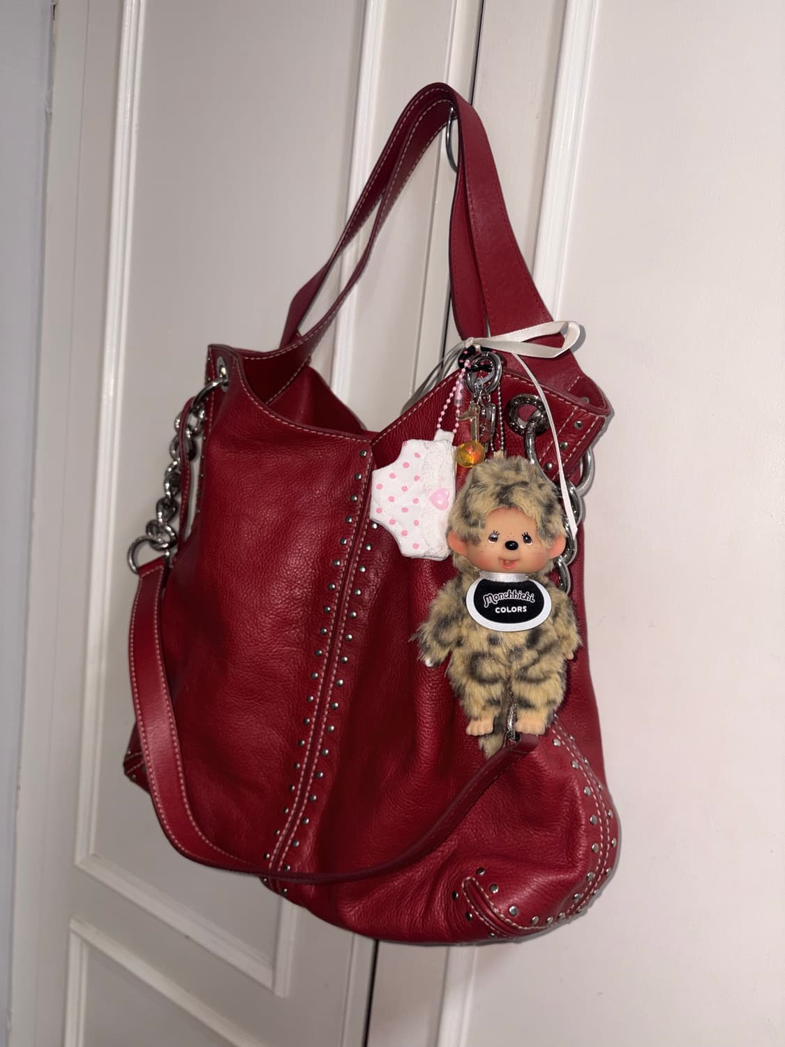Michael kors cherry red shoulder bag 상품이미지2