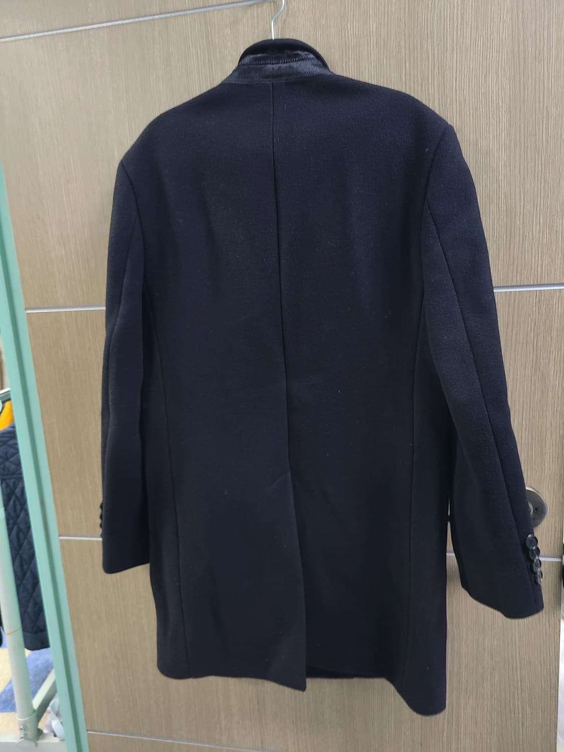 시스템옴므 울캐시미어 블랙코트 105 상품이미지3